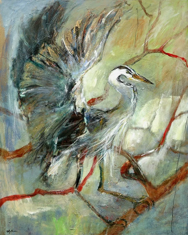 Christopher Mathie 
 Powerful Elegance  
60x48 
acrylic 
$5,400