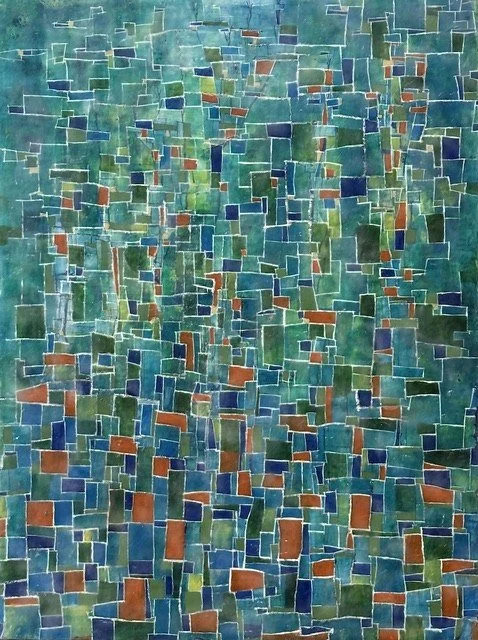 Jay Lazerwitz 
 Metamorphosis  
32x24 
encaustic and oil 
$2,200