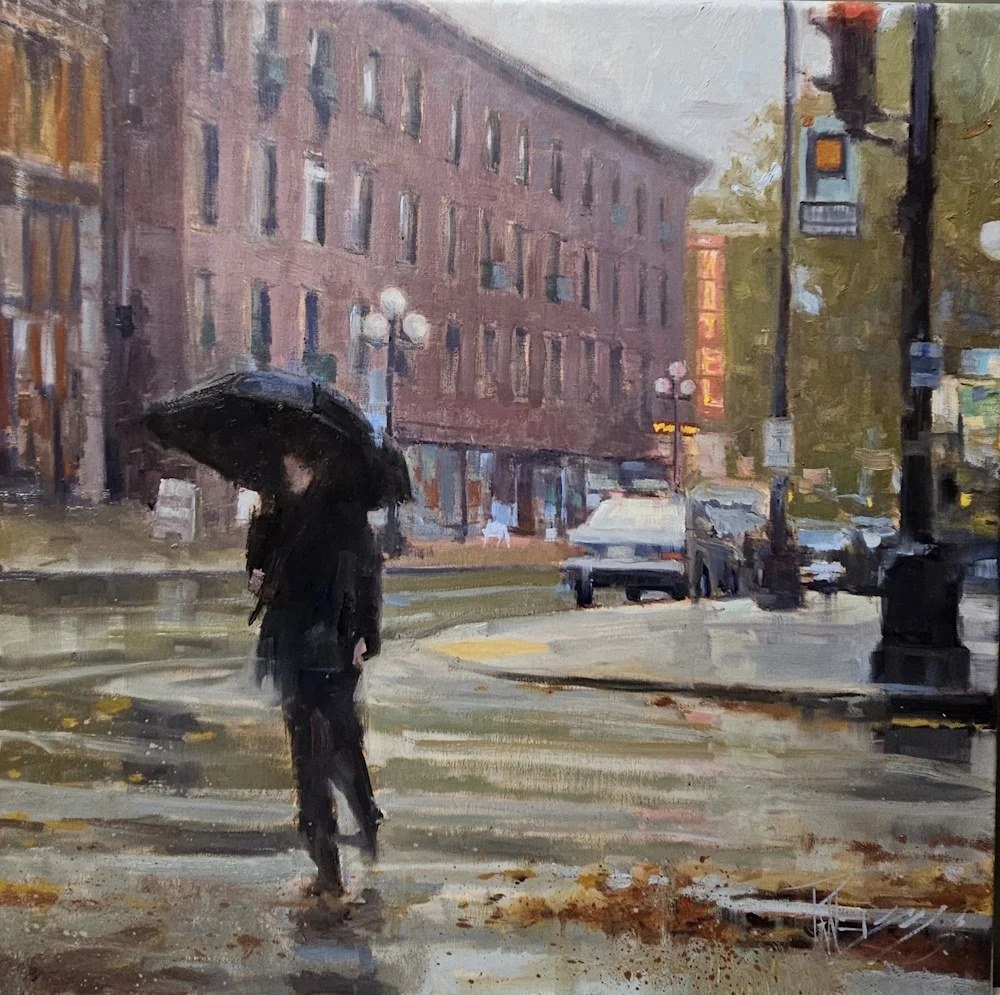 Robin Weiss 
 Undercover  
20x20 
oil on canvas 
$1,400