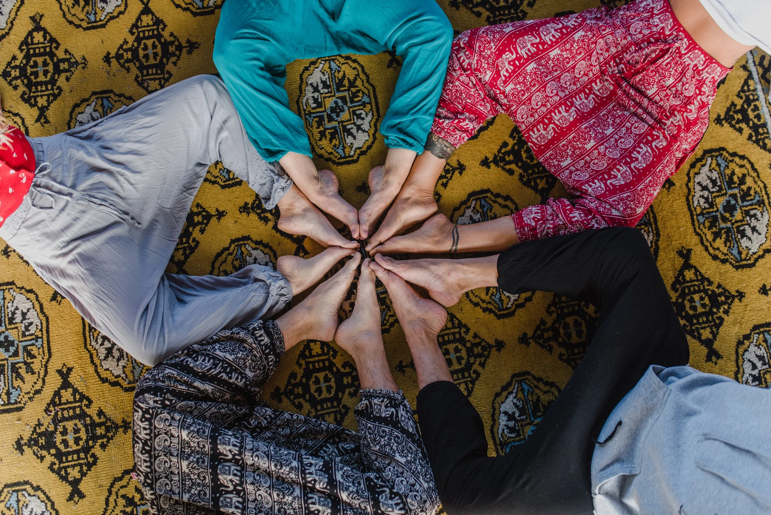 Buddha pants group feet.JPG