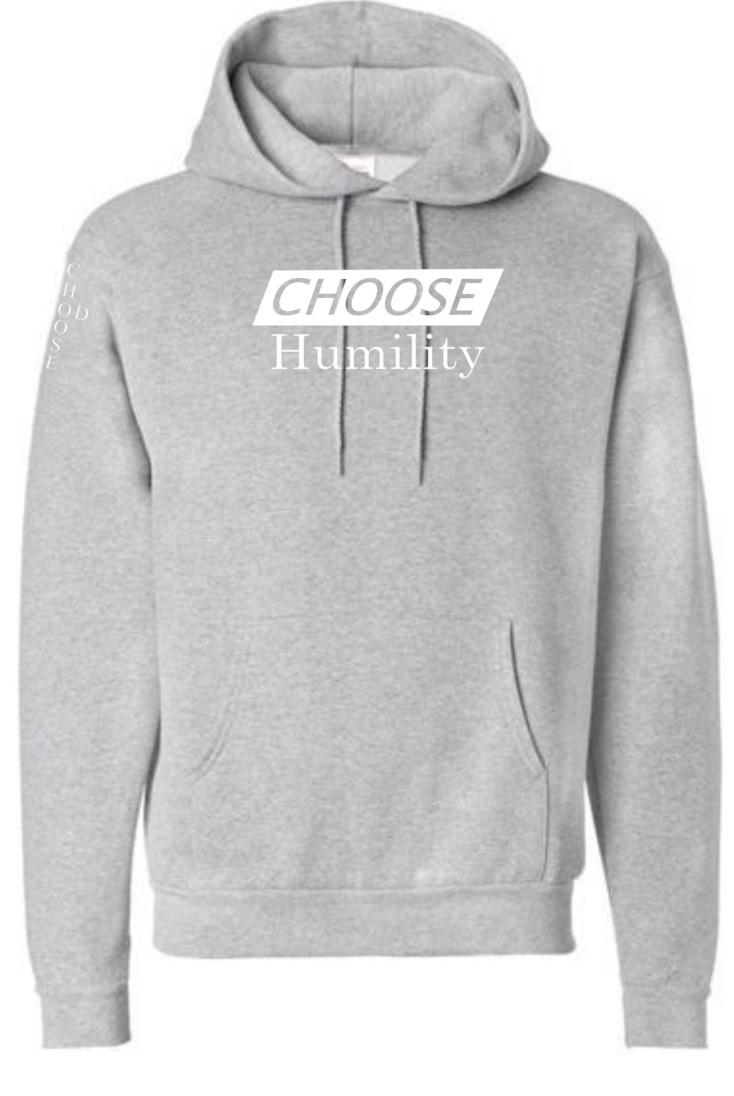 Grey Sweatshirt Front Humility.jpg