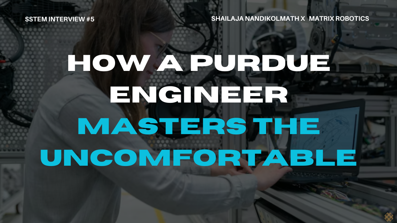 In this interview, Shailaja Nandikolmath — a Purdue engineer, FRC alum, and her high school’s first Dean’s List Finalist — shares how stepping outside her comfort zone in STEM helped shape her journey in engineering and inspire the next generation of