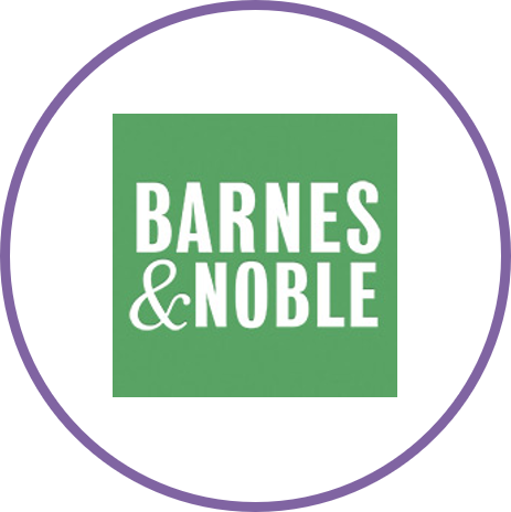 Barnes & Noble logo with white text on a green square background.