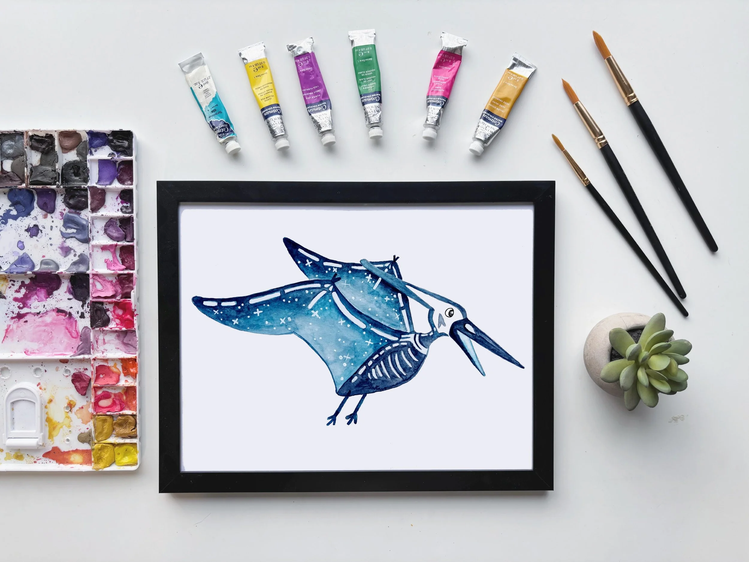 Dinosaur Pterodactyl Print.jpg