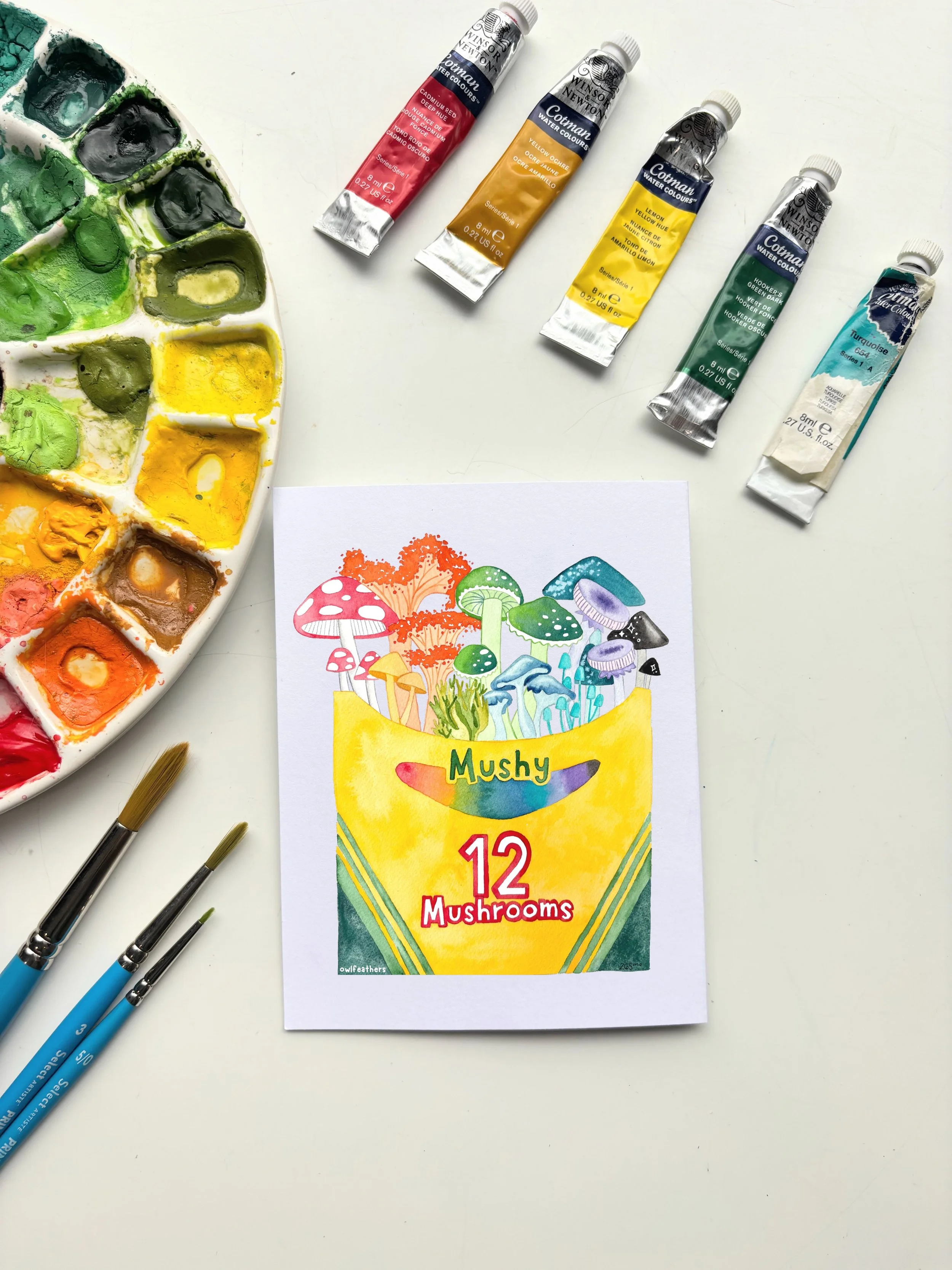 Mushroom Crayon Greeting Card 1.jpg