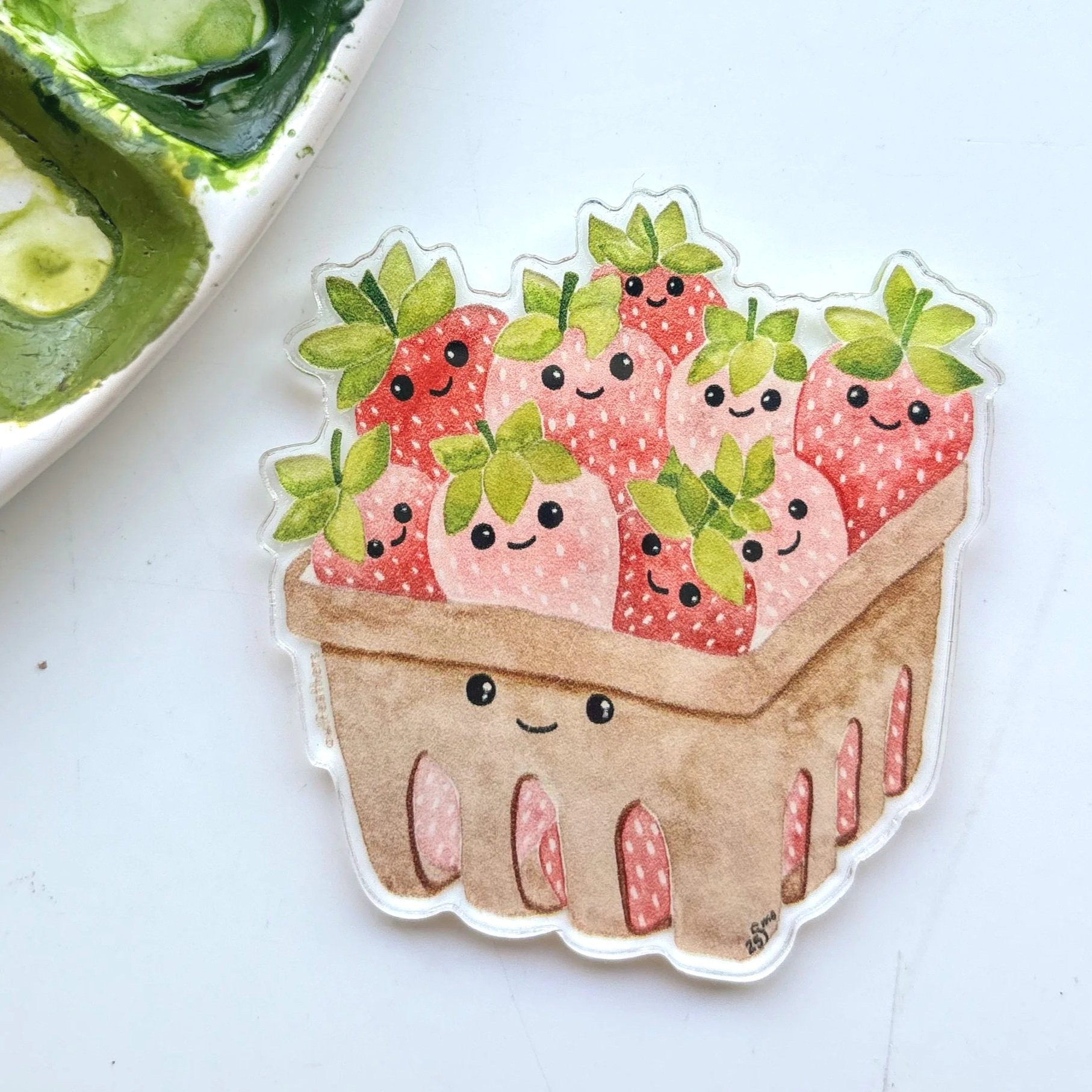 Strawberry Magnet Acrylic Magnet