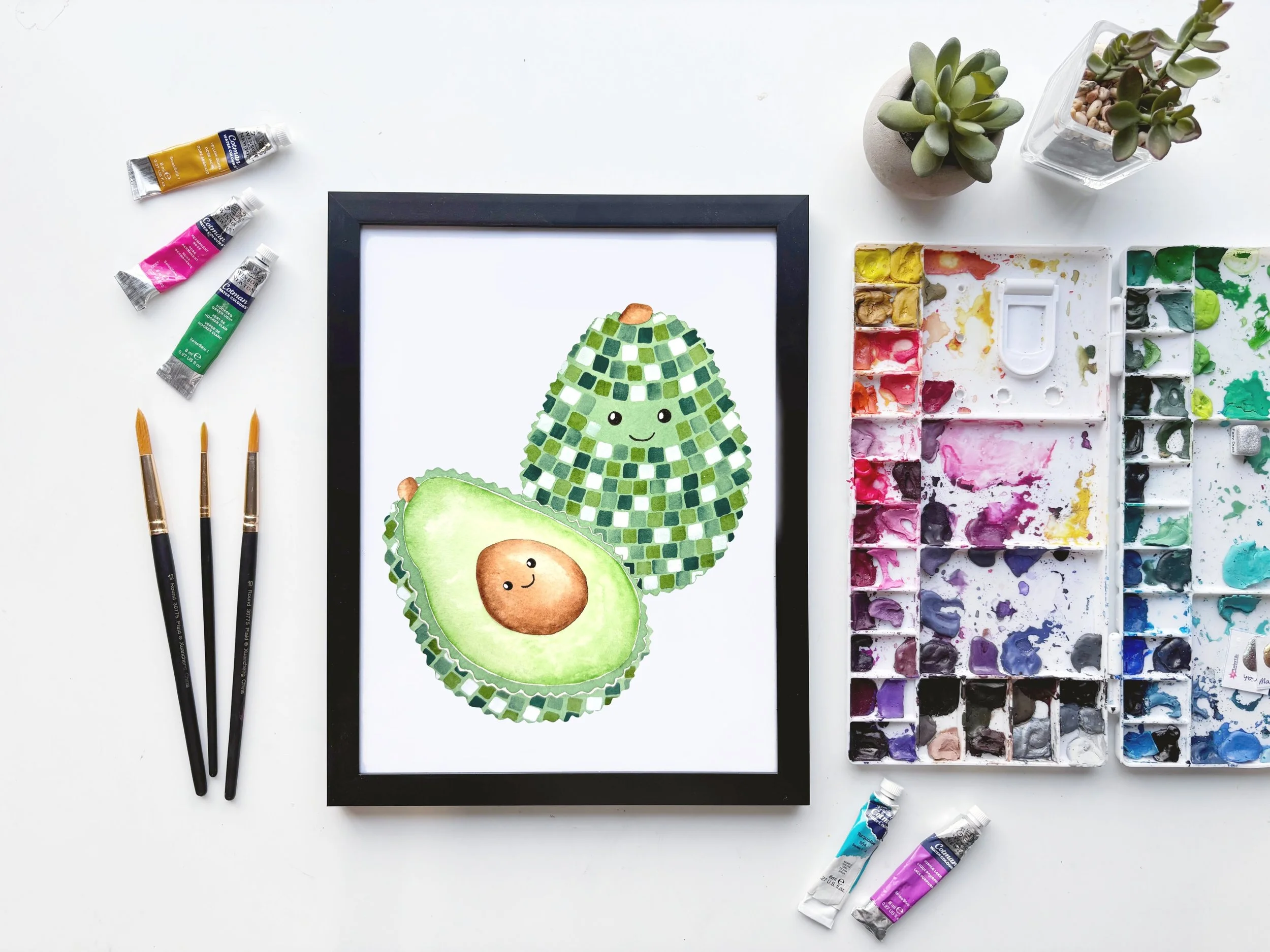 Disco Avocado Print