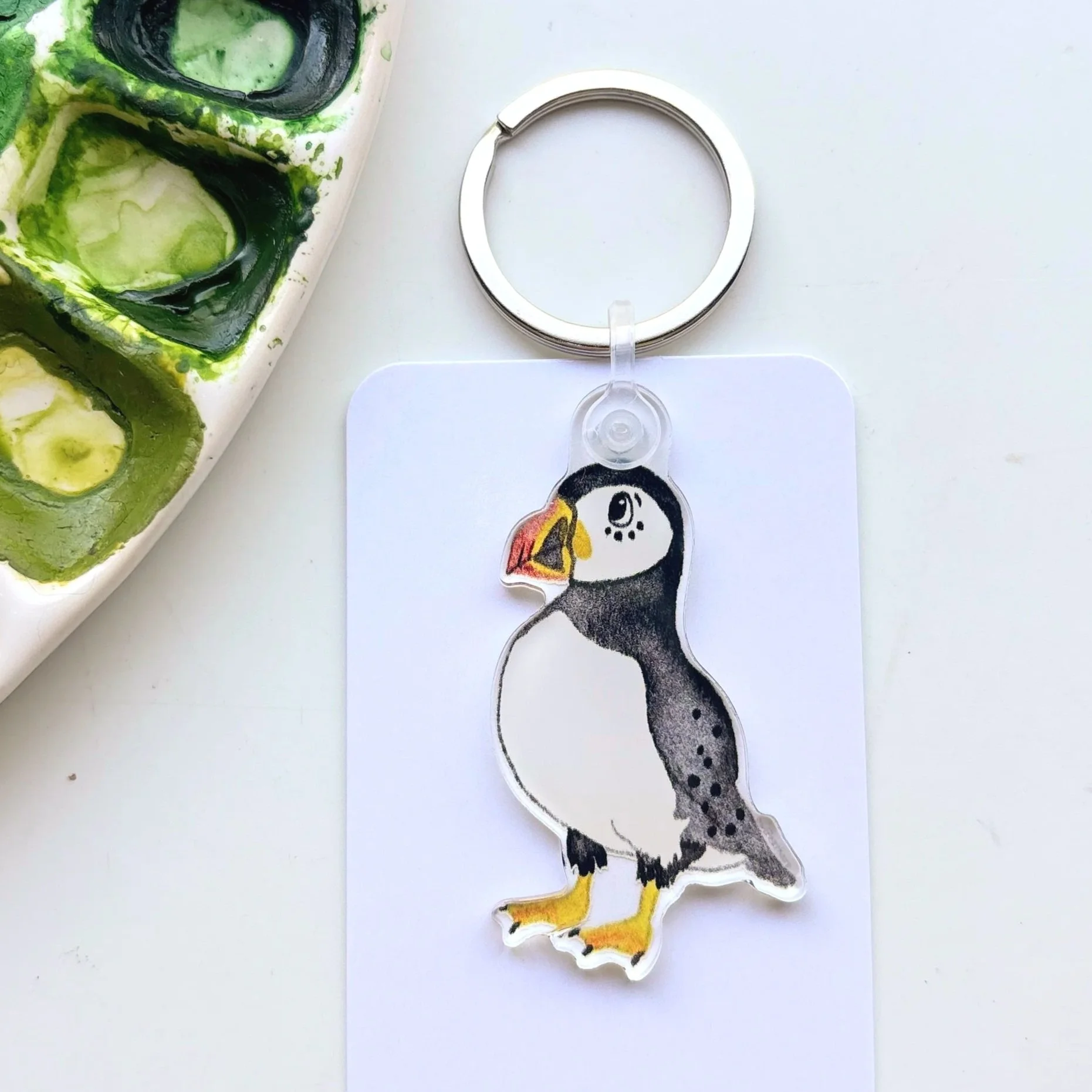 Puffin Keychain