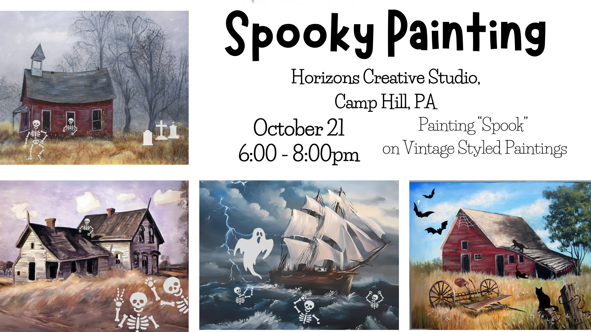Spooky Painting Acrylic Workshop