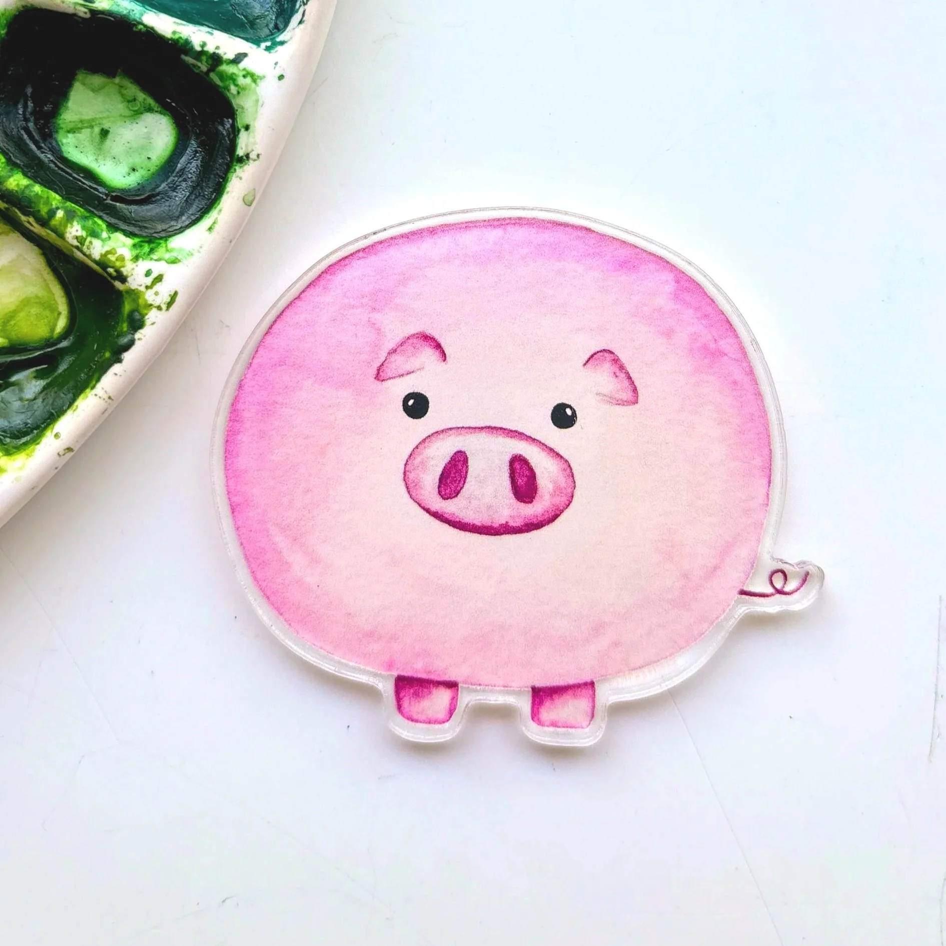 Pig Acrylic Magnet