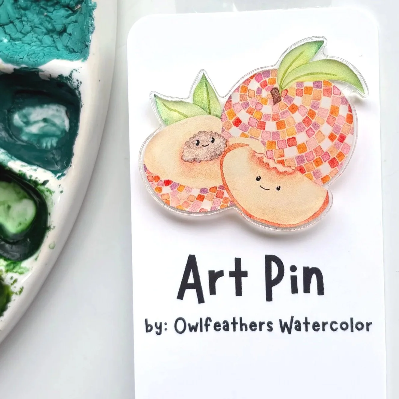 Disco Peach Pin