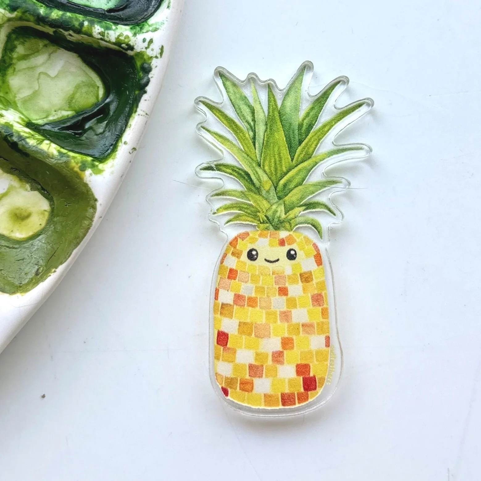 Disco Pineapple Acrylic Magnet