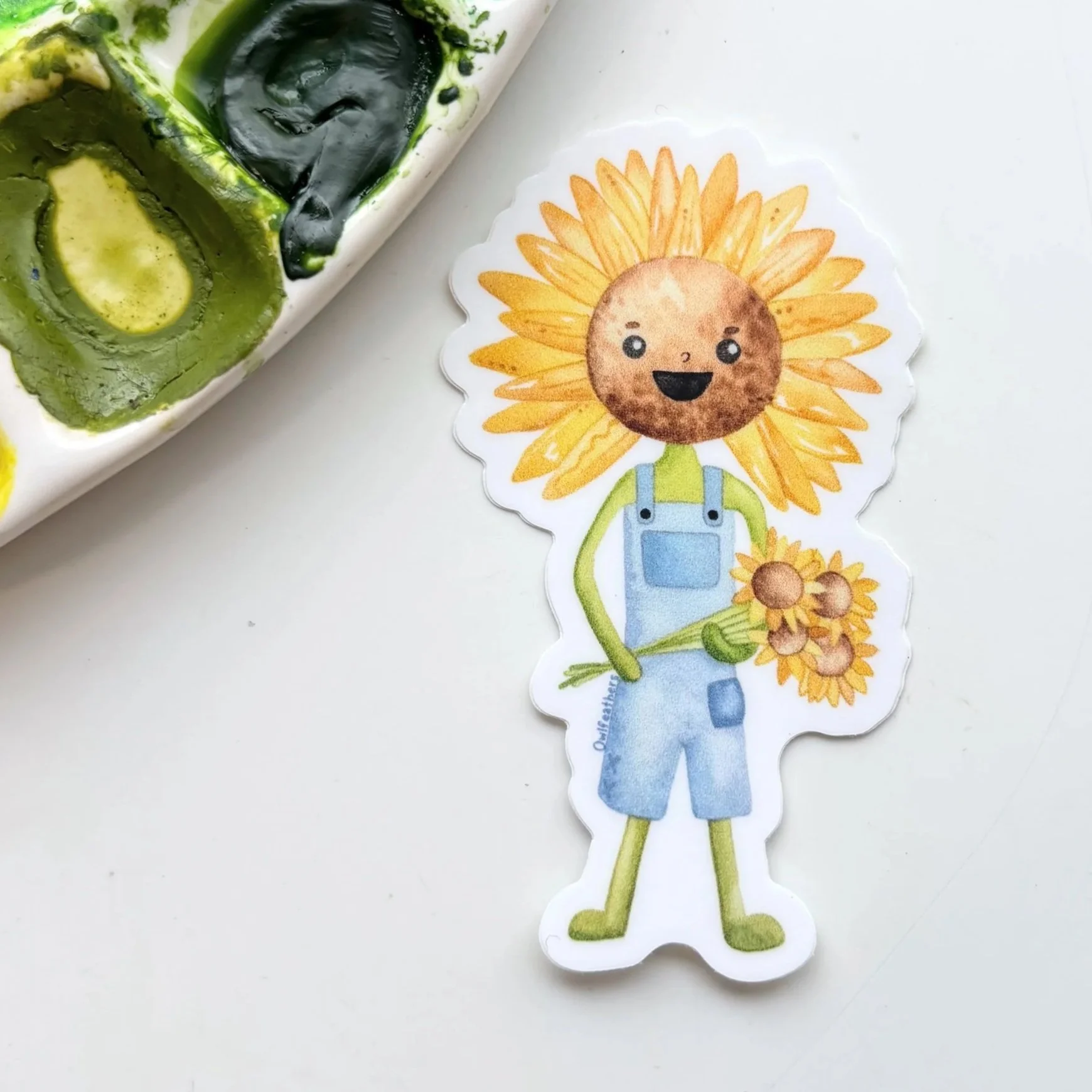 Sunflower Friend Sticker