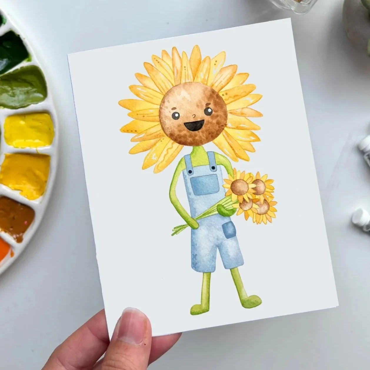 Sunflower Friend Greeting Card