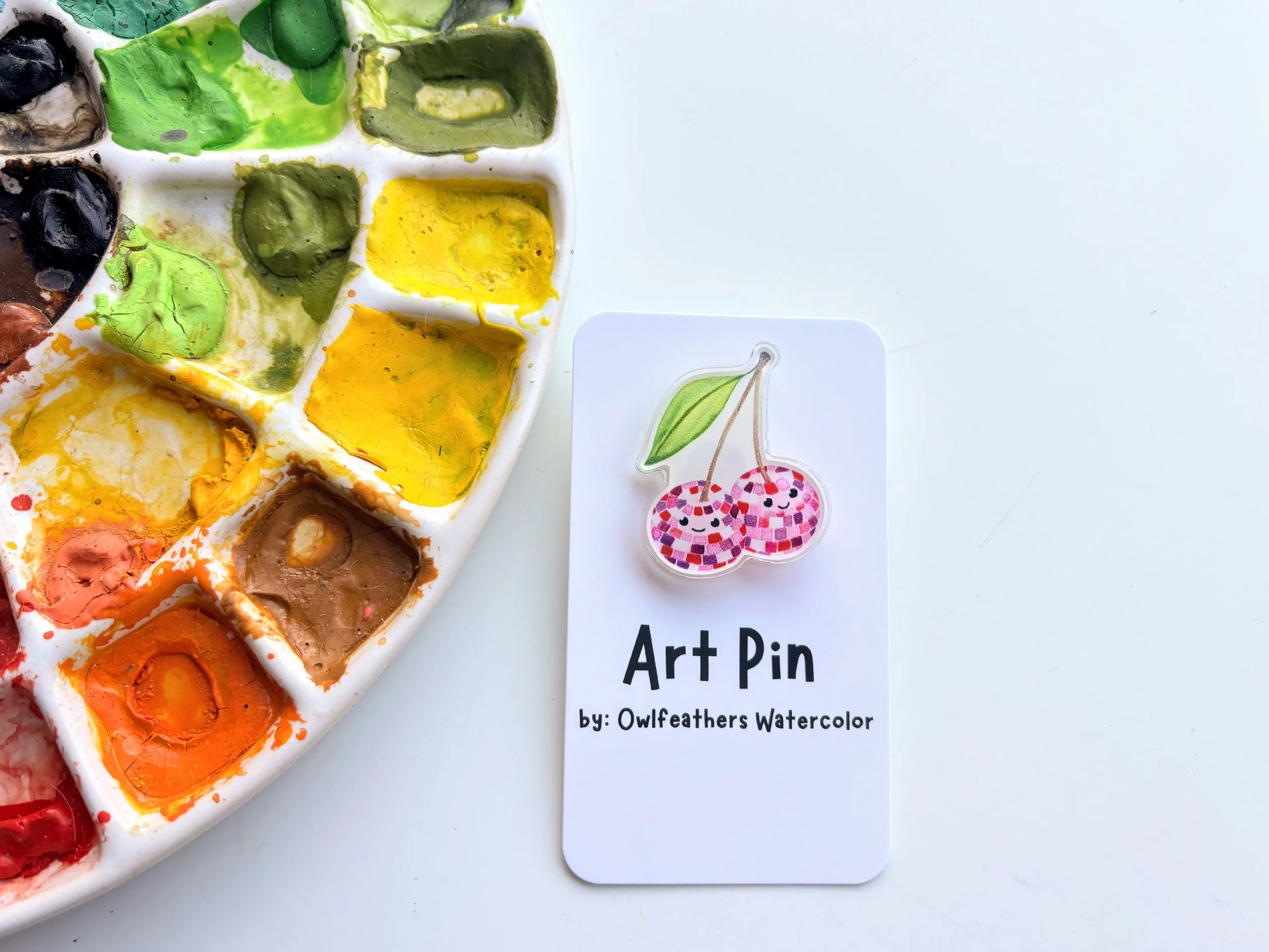 Disco Cherry Pin