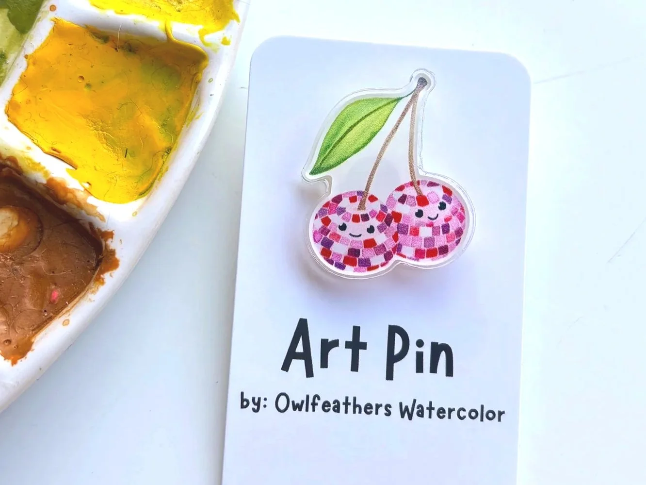 Disco Cherry Pin