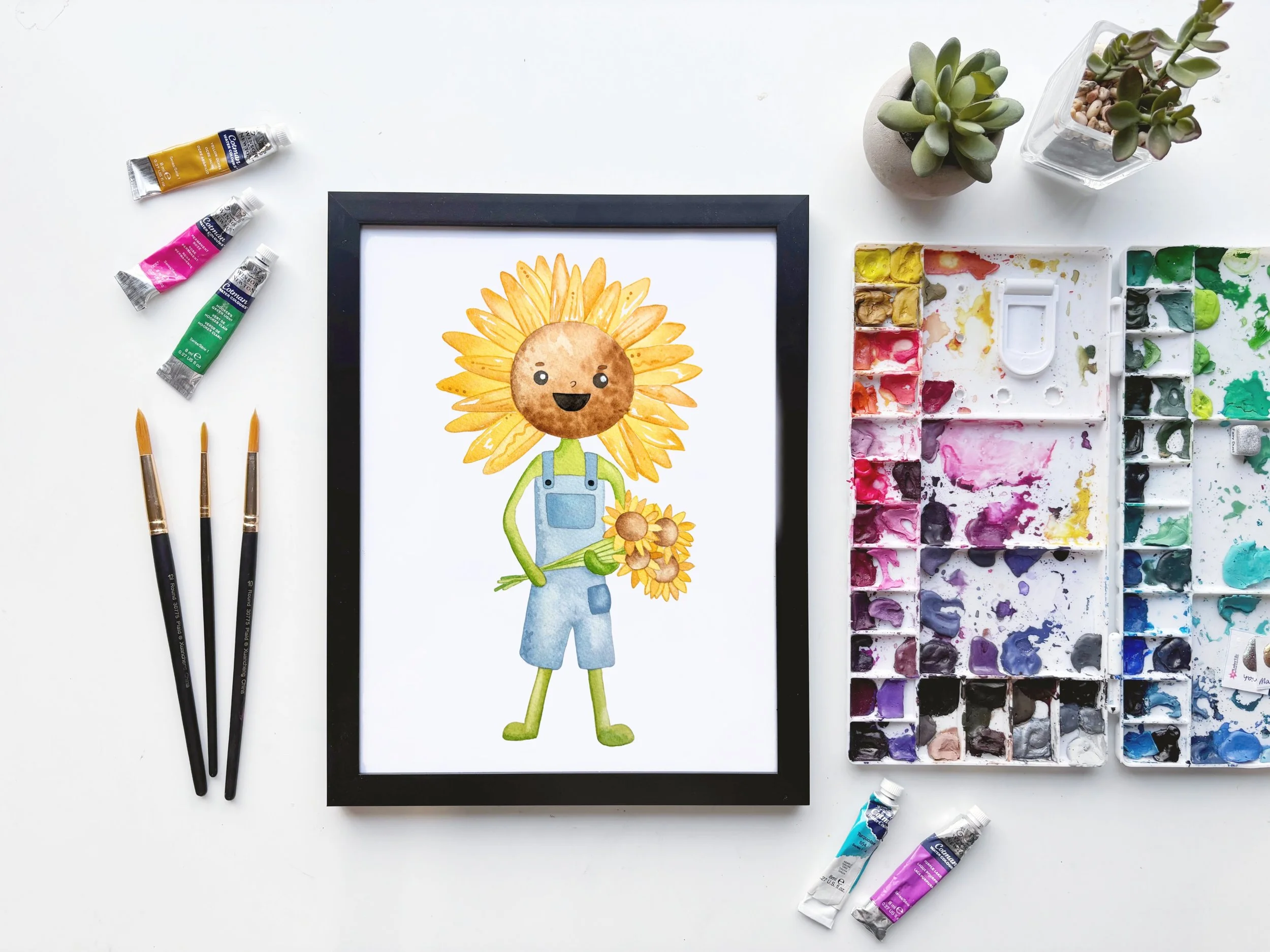 Sunflower Friend Print