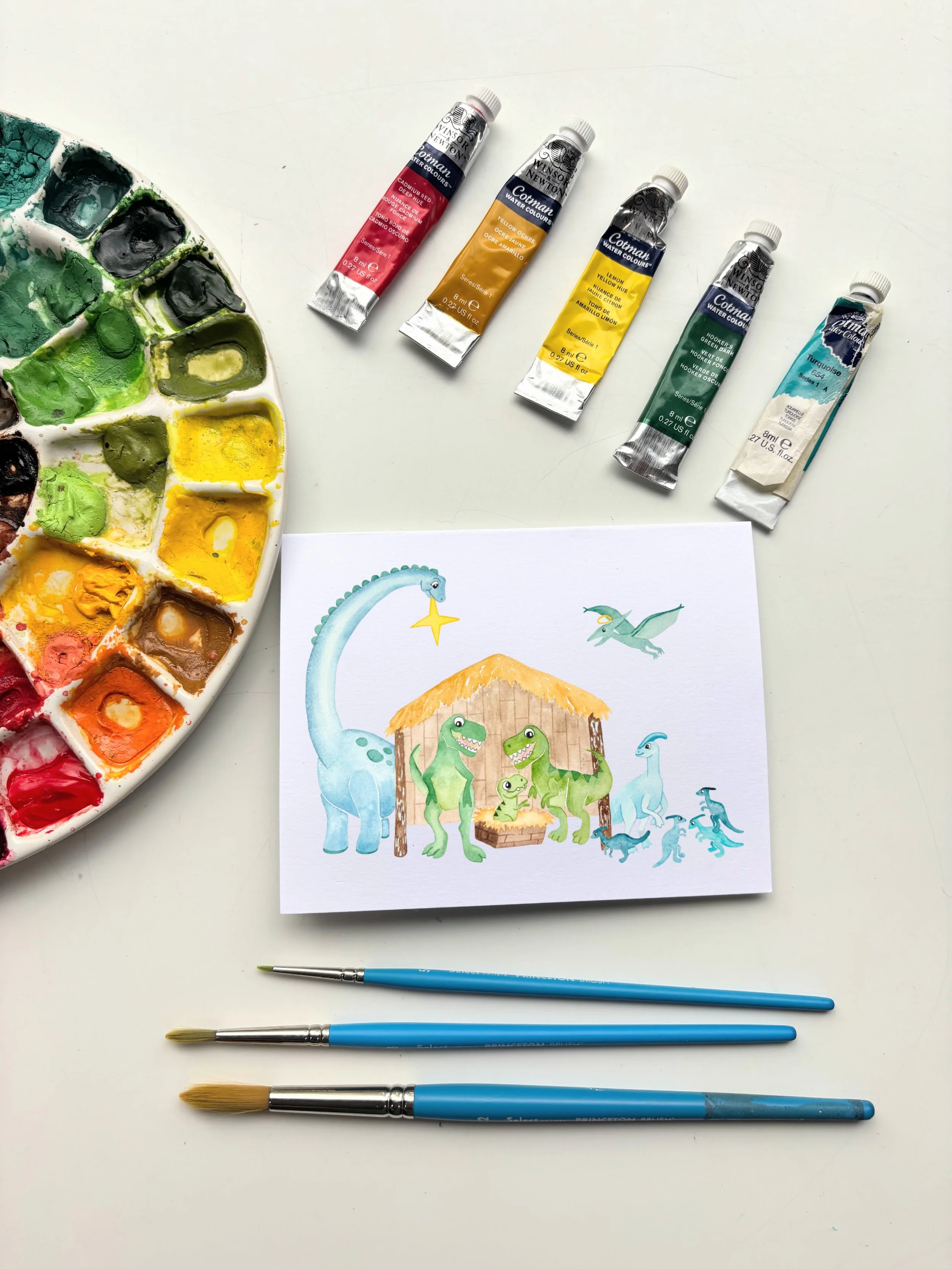 Dinosaur Nativity Greeting Card 2.jpg