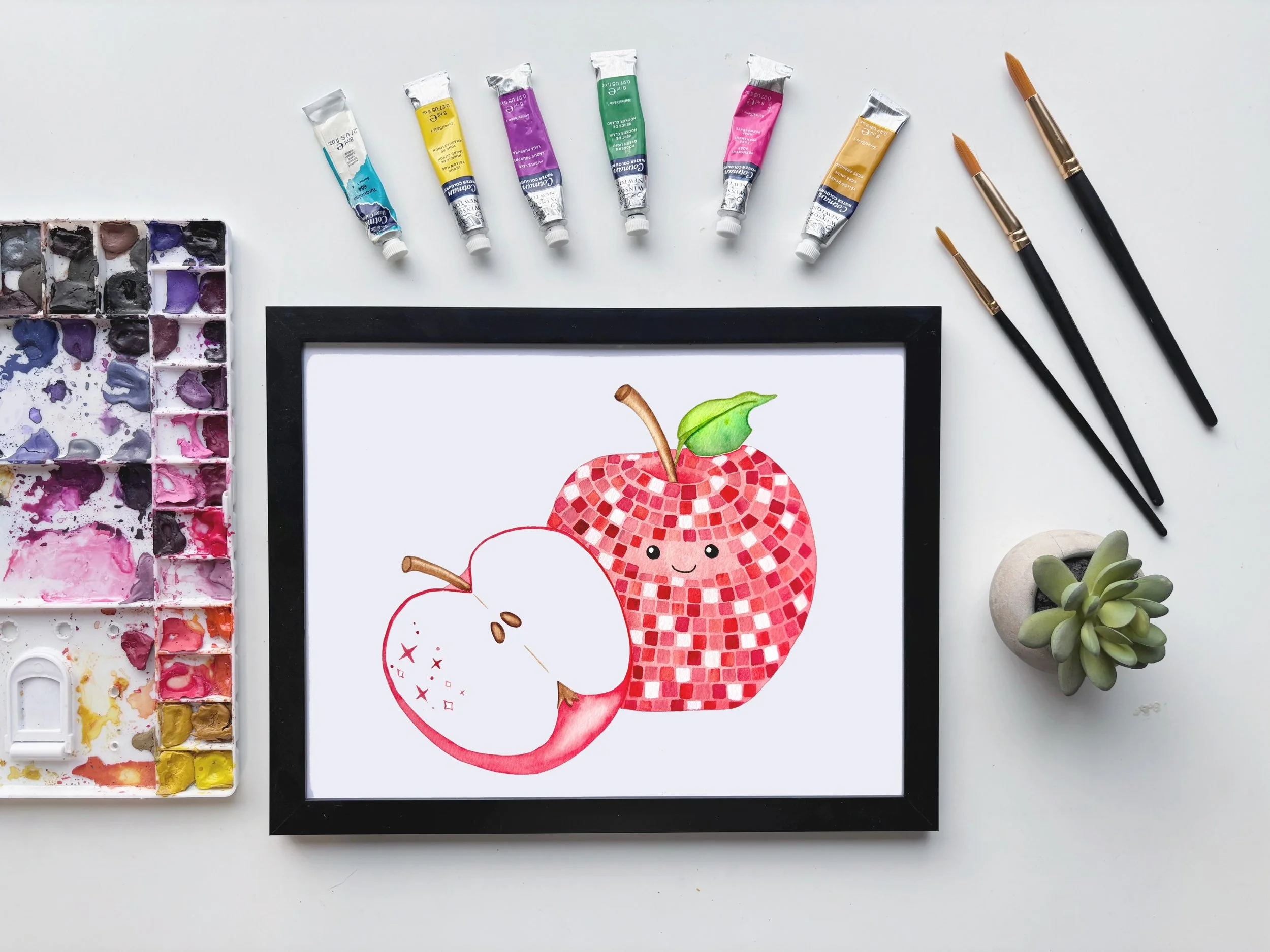 Disco Apple Print