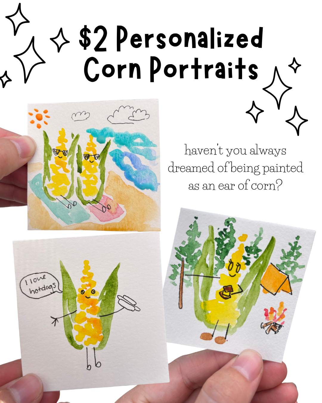 Personalized Corn Portrait