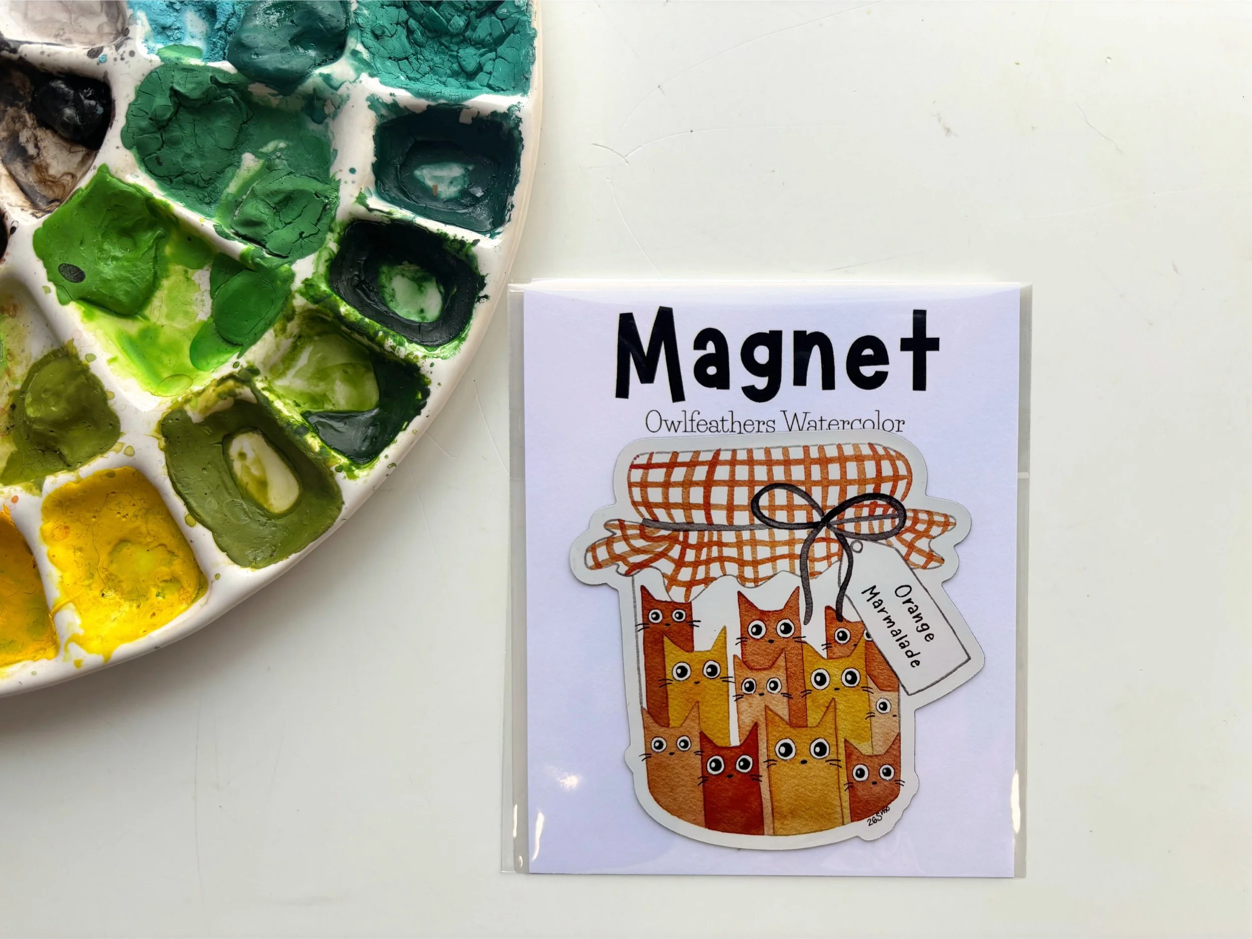 Orange Marmalade Cats Magnet