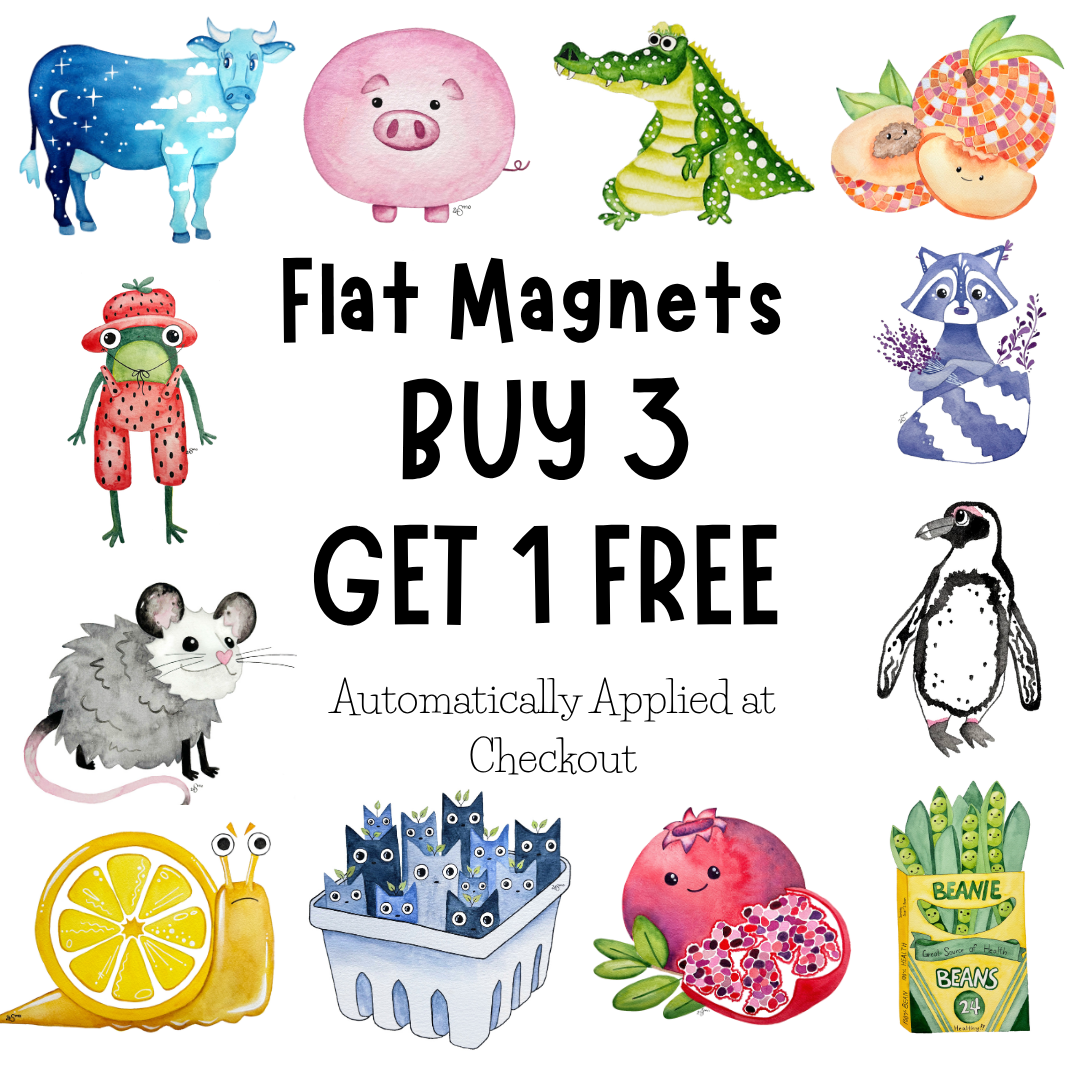Buy 3 Get 1 Free Flat Magnet Bundle