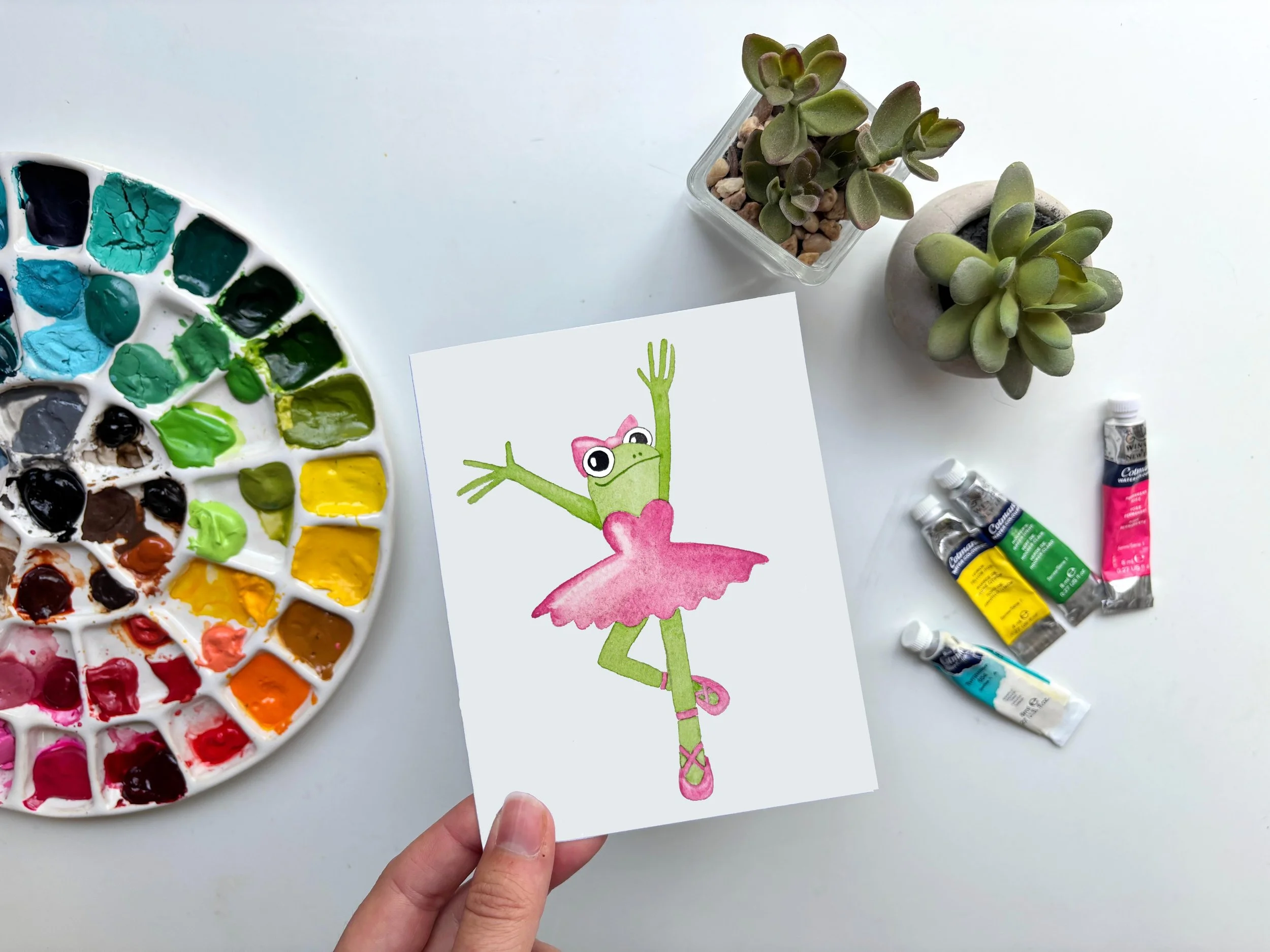 Frog Ballerina One Card.jpg