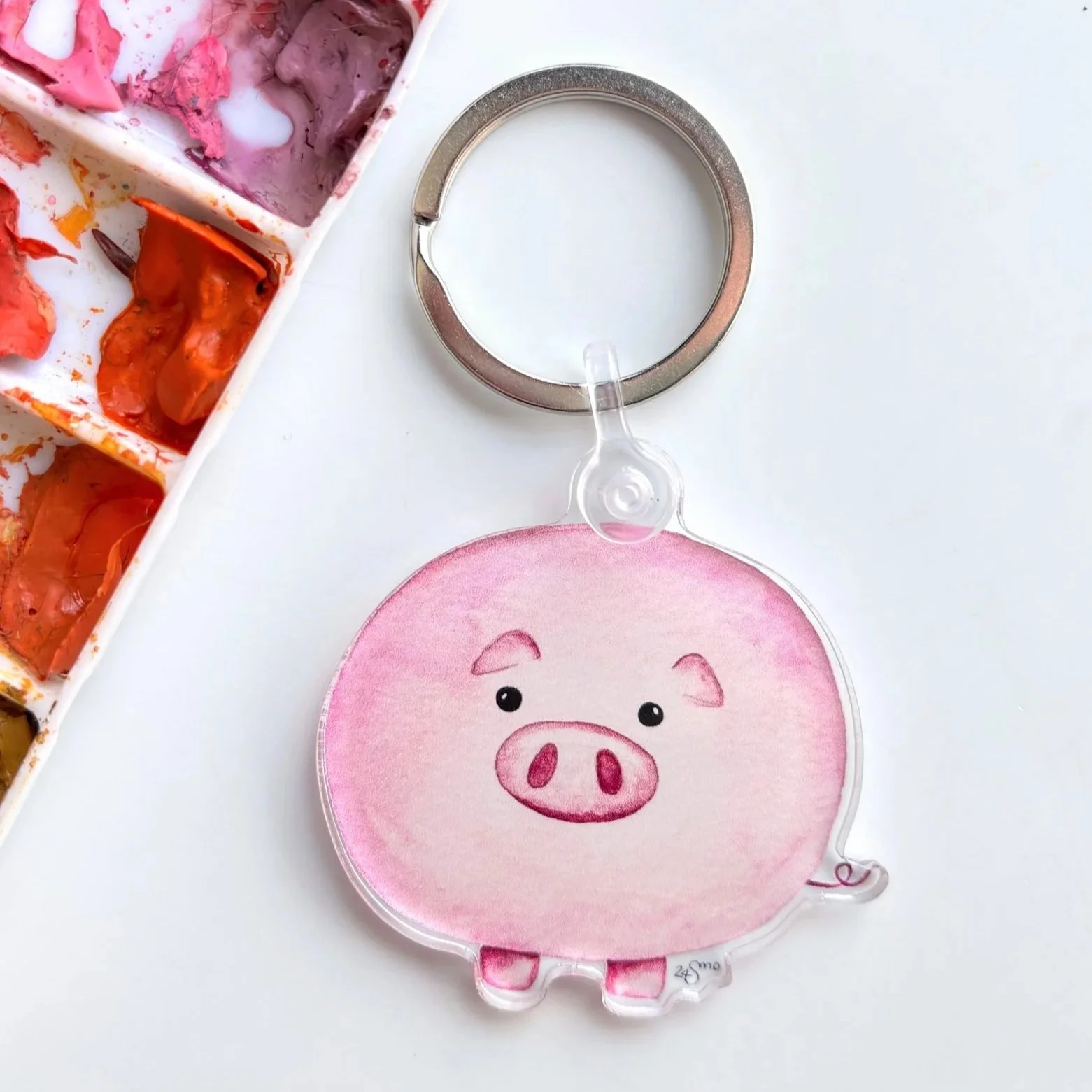Pig Keychain