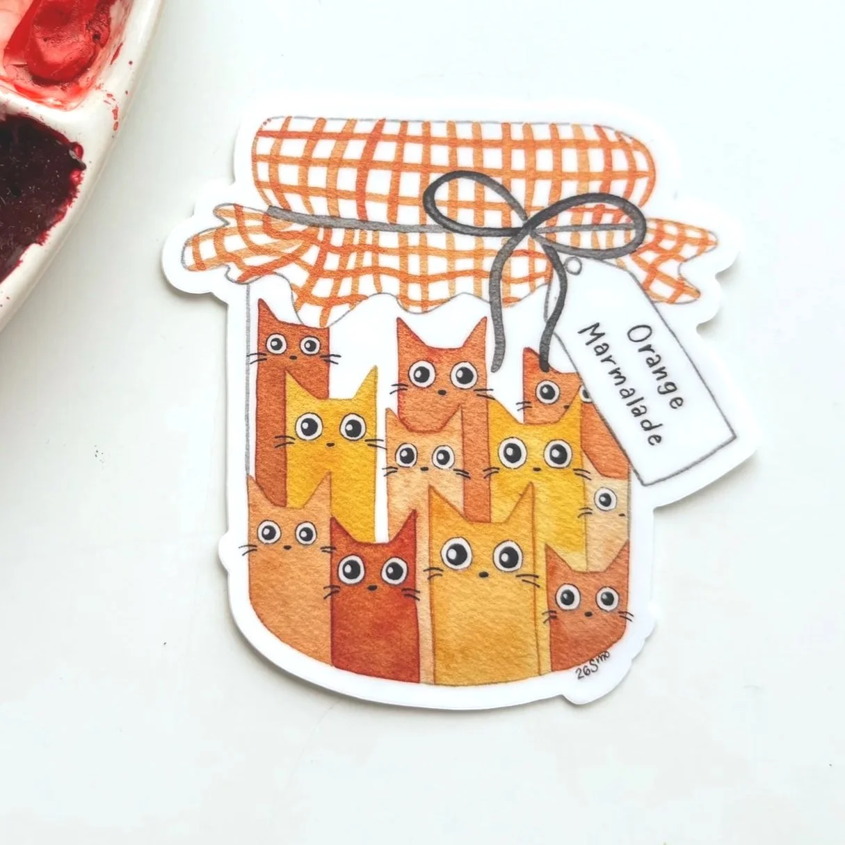 Marmalade Orange Cats Sticker