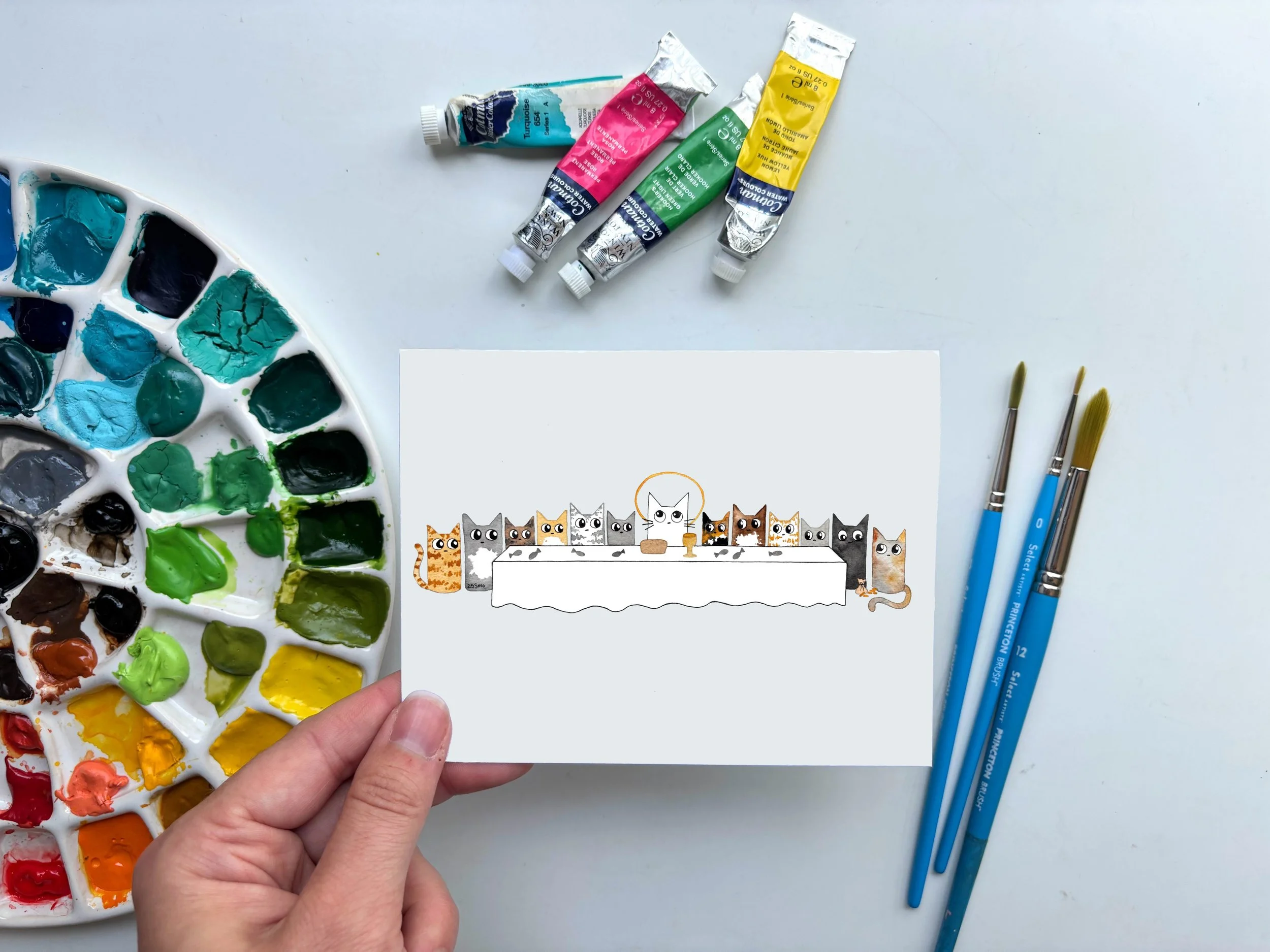 Cat Last Supper Card.jpg