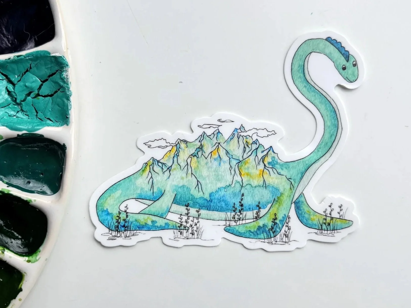 Loch Ness Monster XL Sticker