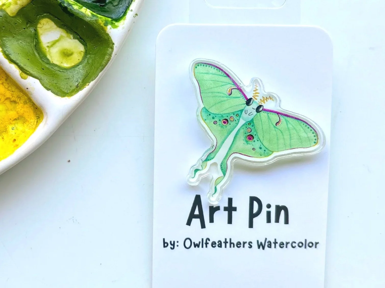 Luna Moth Pin