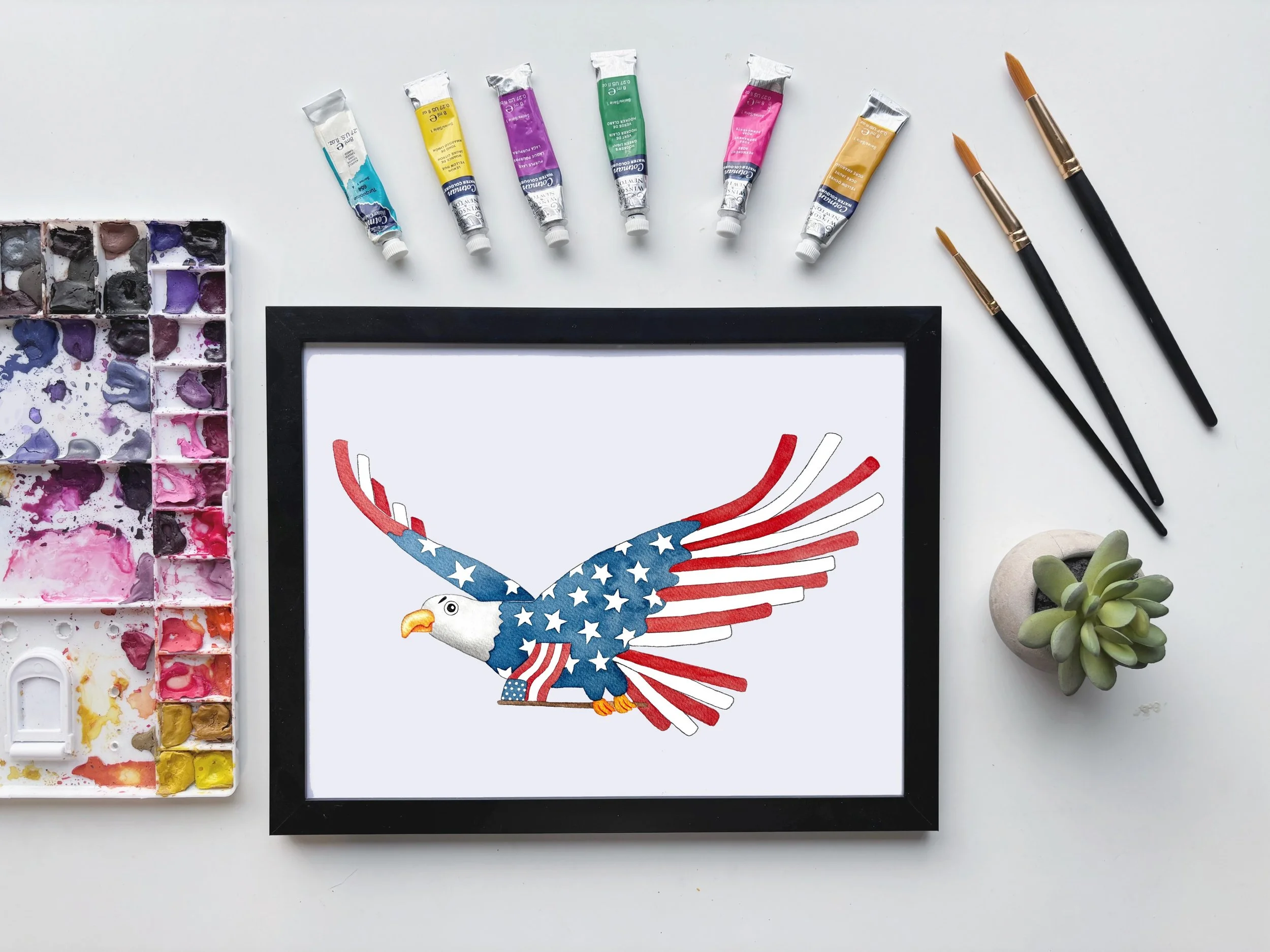 American Flag Bald Eagle Print.jpg