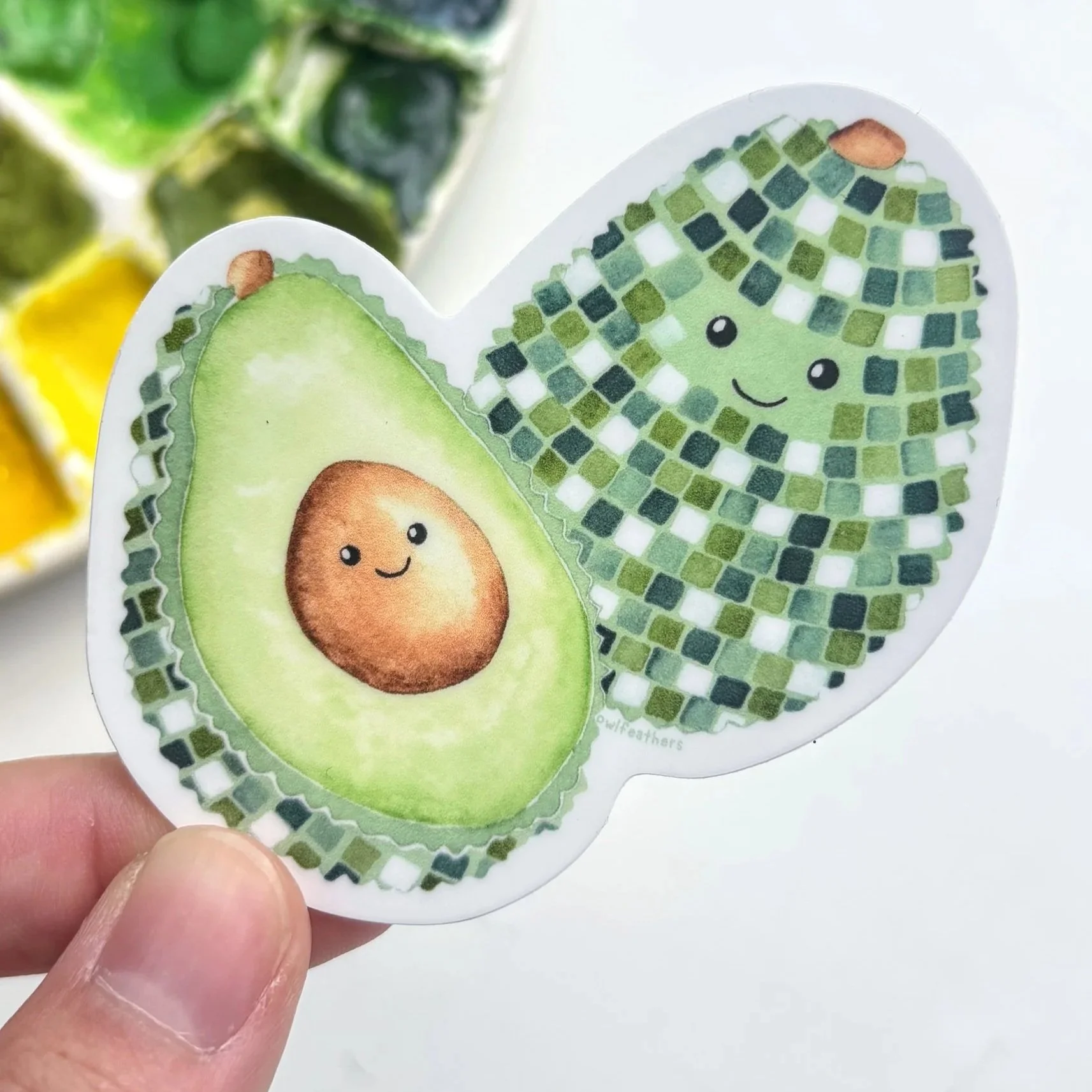 Disco Avocado Sticker