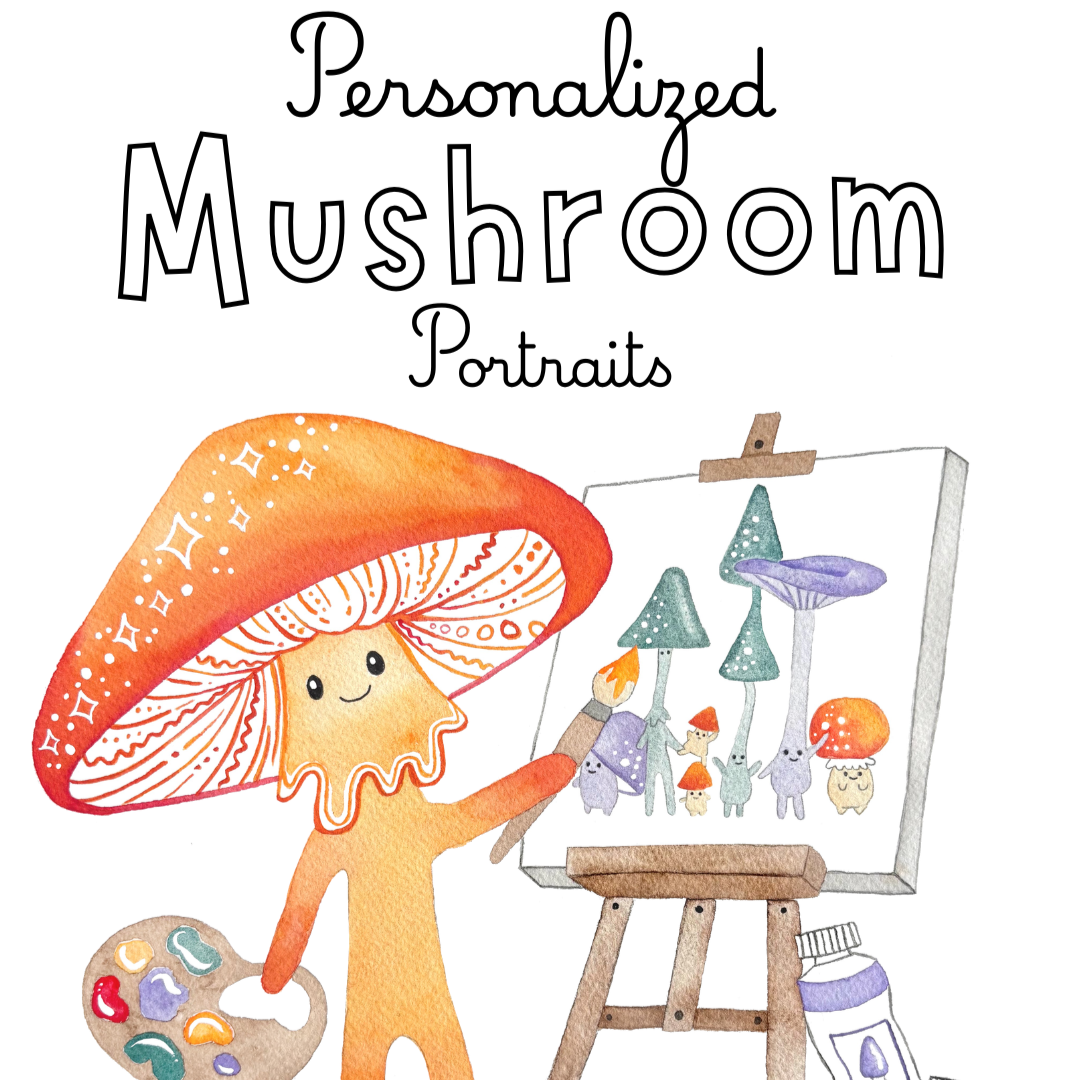 Personalized Mushroom Portrait