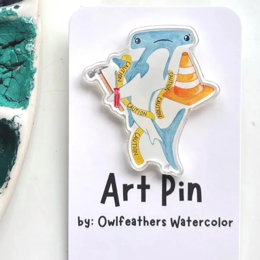 Hammerhead Shark Pin
