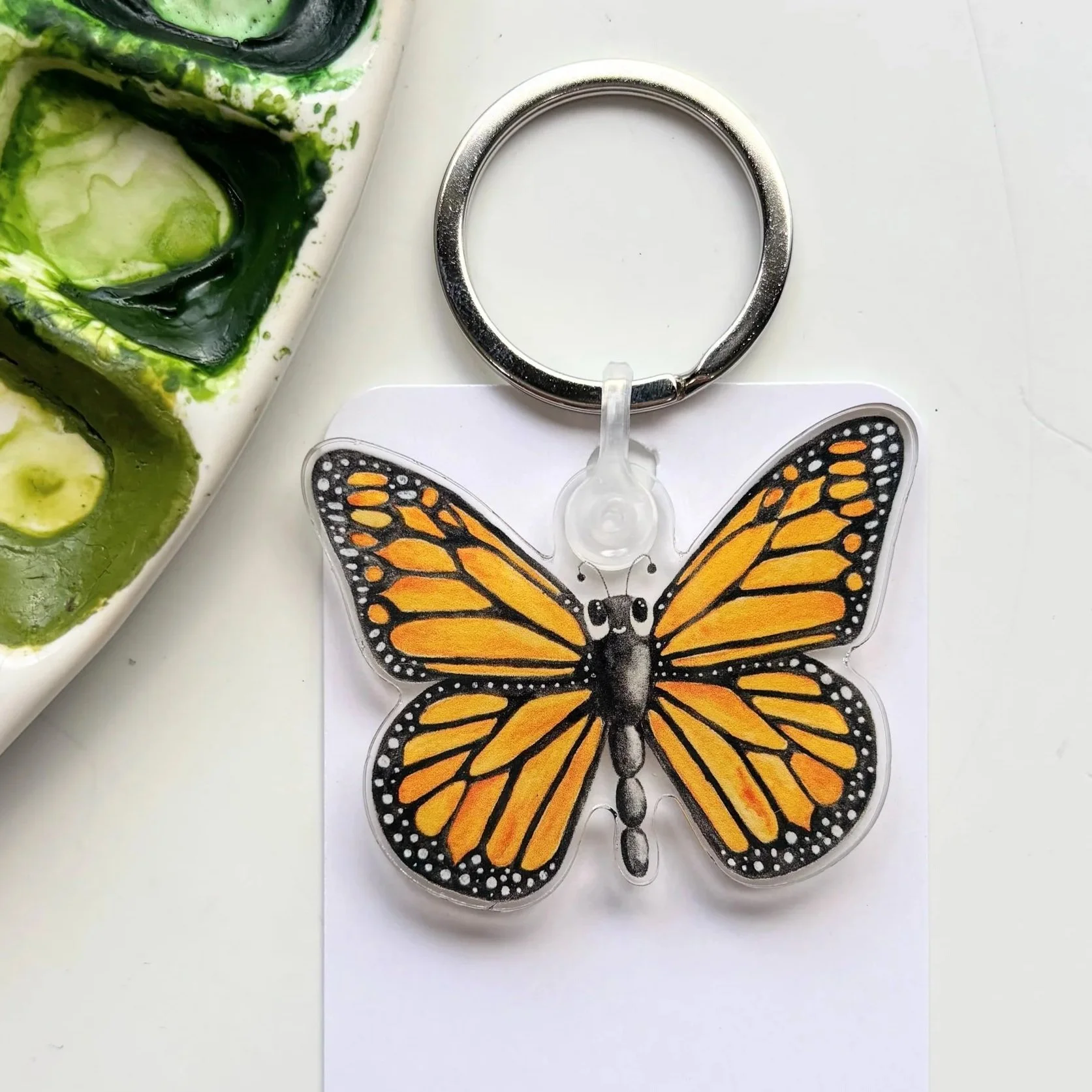 Monarch Butterfly Keychain