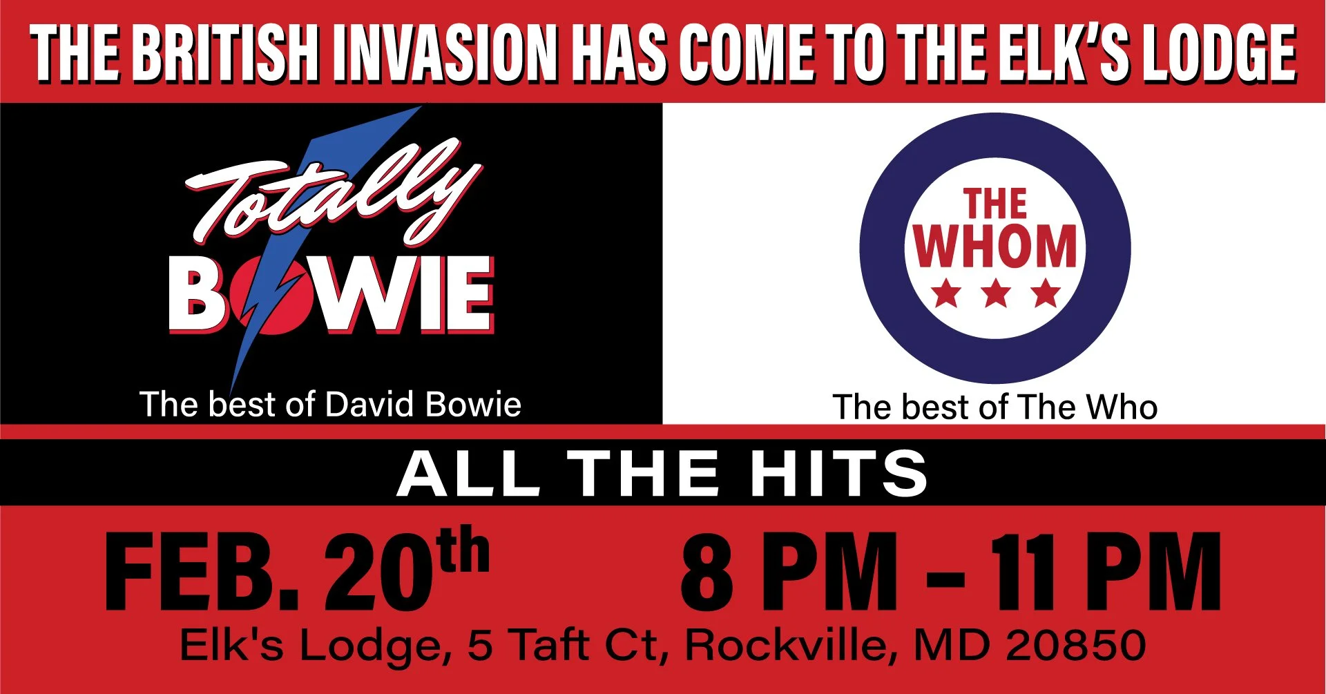 Totally Bowie and The Whom