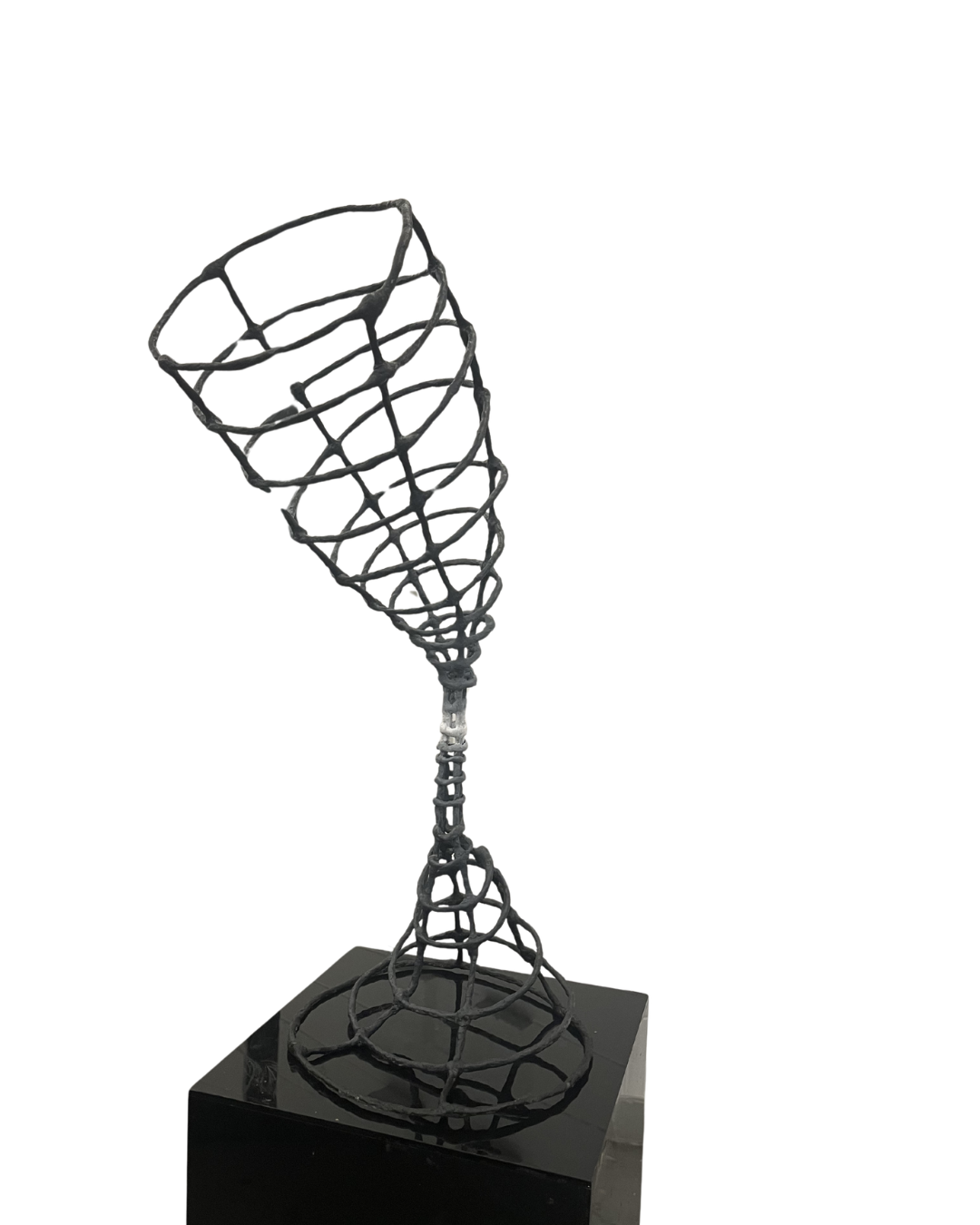 'portal, 1st of may' aluminum wire, epoxy putty, acrylic paint