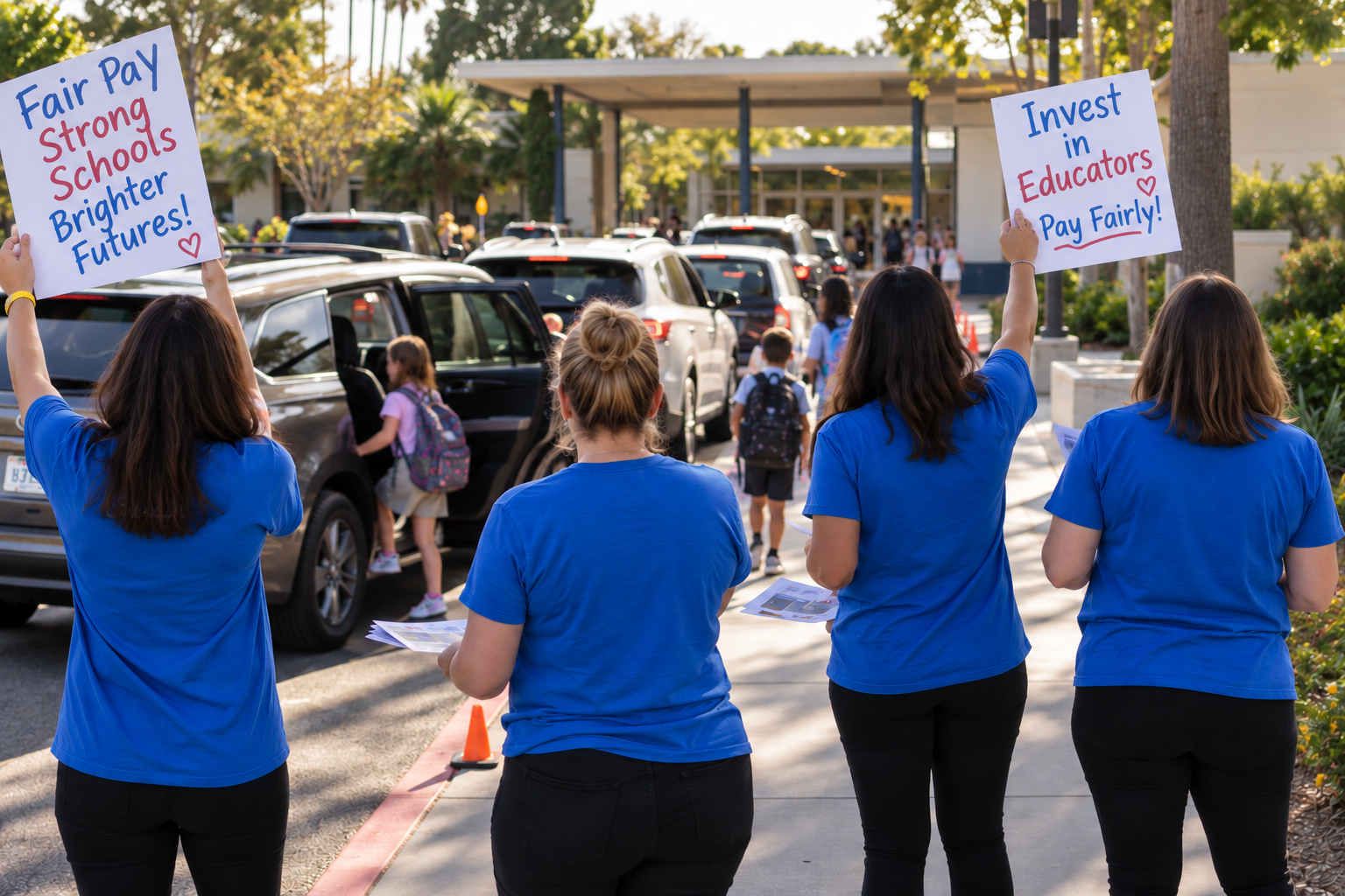 When Teachers Take It to the Curb, Ask Why the Pie Is So Small