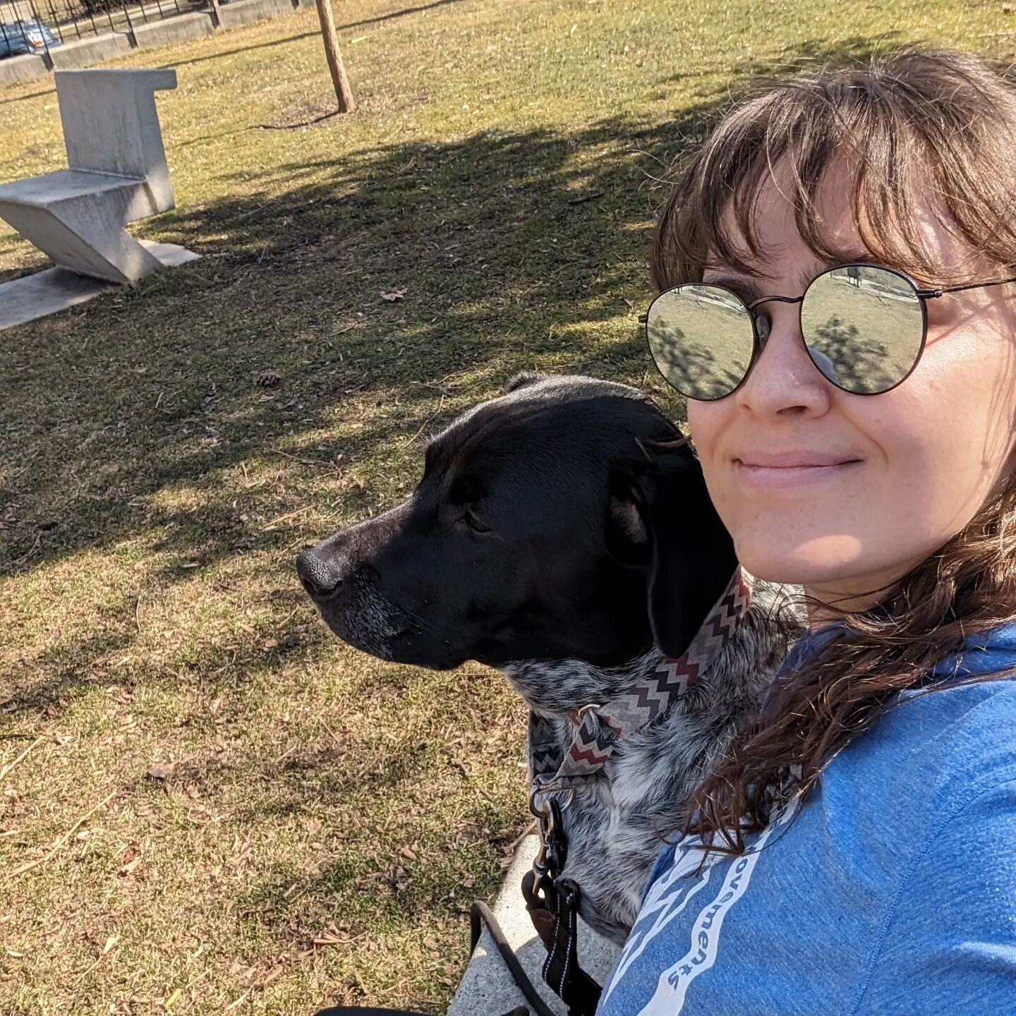 Enjoyed the weather today with my pup Sauce Boss! We got out to work on neutrality for a bit 😎
