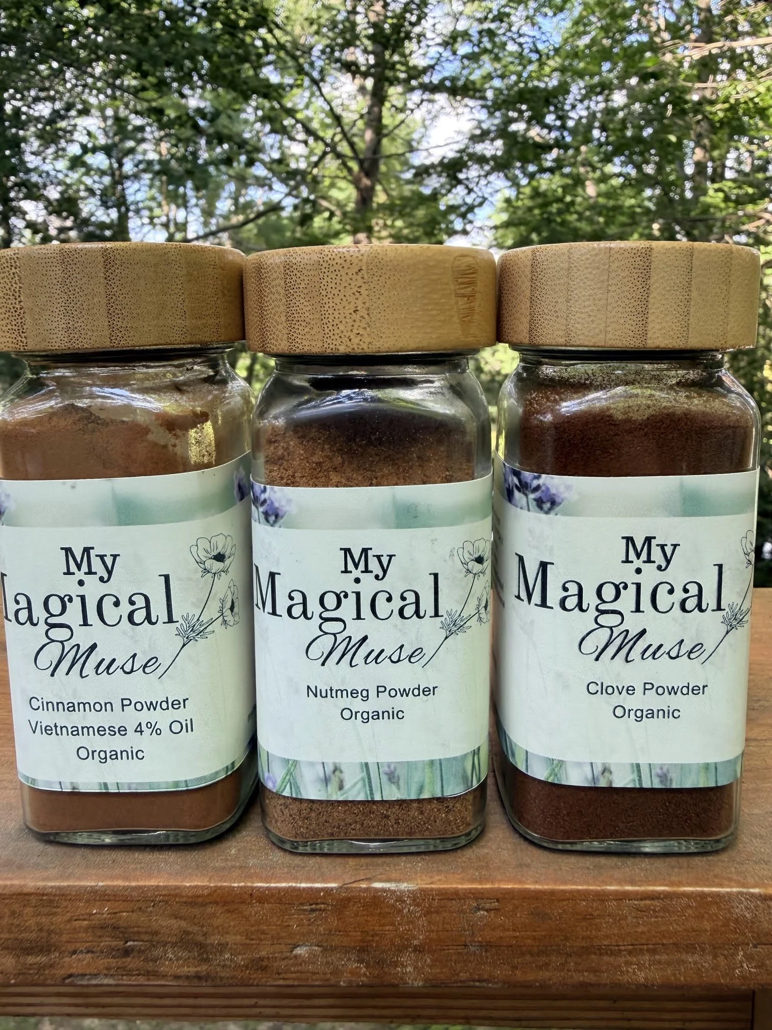 Spice Trio: Cinnamon, Nutmeg, Clove