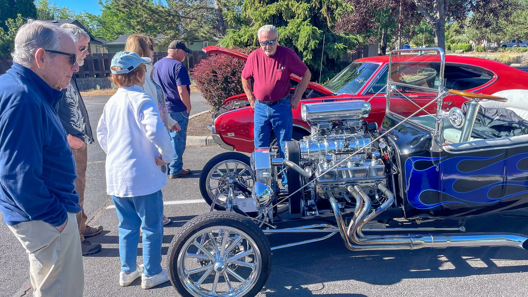 funny car Bend Cars & Coffee at Nazarene Church parking lot 1st Saturdays.jpg