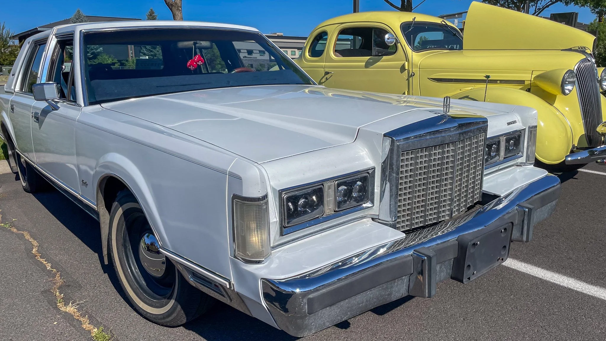 1970's Lincoln Continental at Cars & Coffee in Bend Oregon.jpg