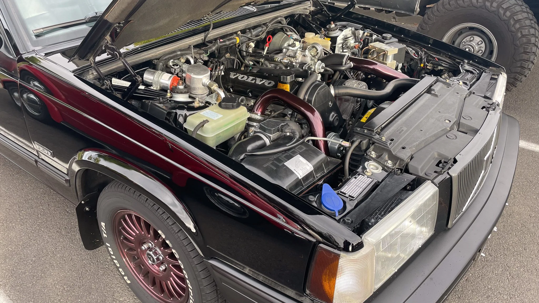 Bend Cars & Coffee Volvo Turbo Wagon custom engine.jpg