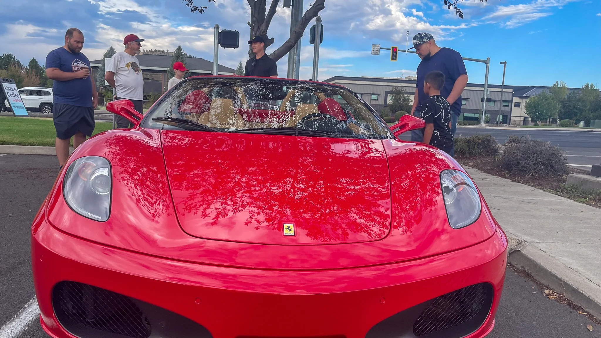Bend Cars and Coffee on 27th Ferrari .jpg