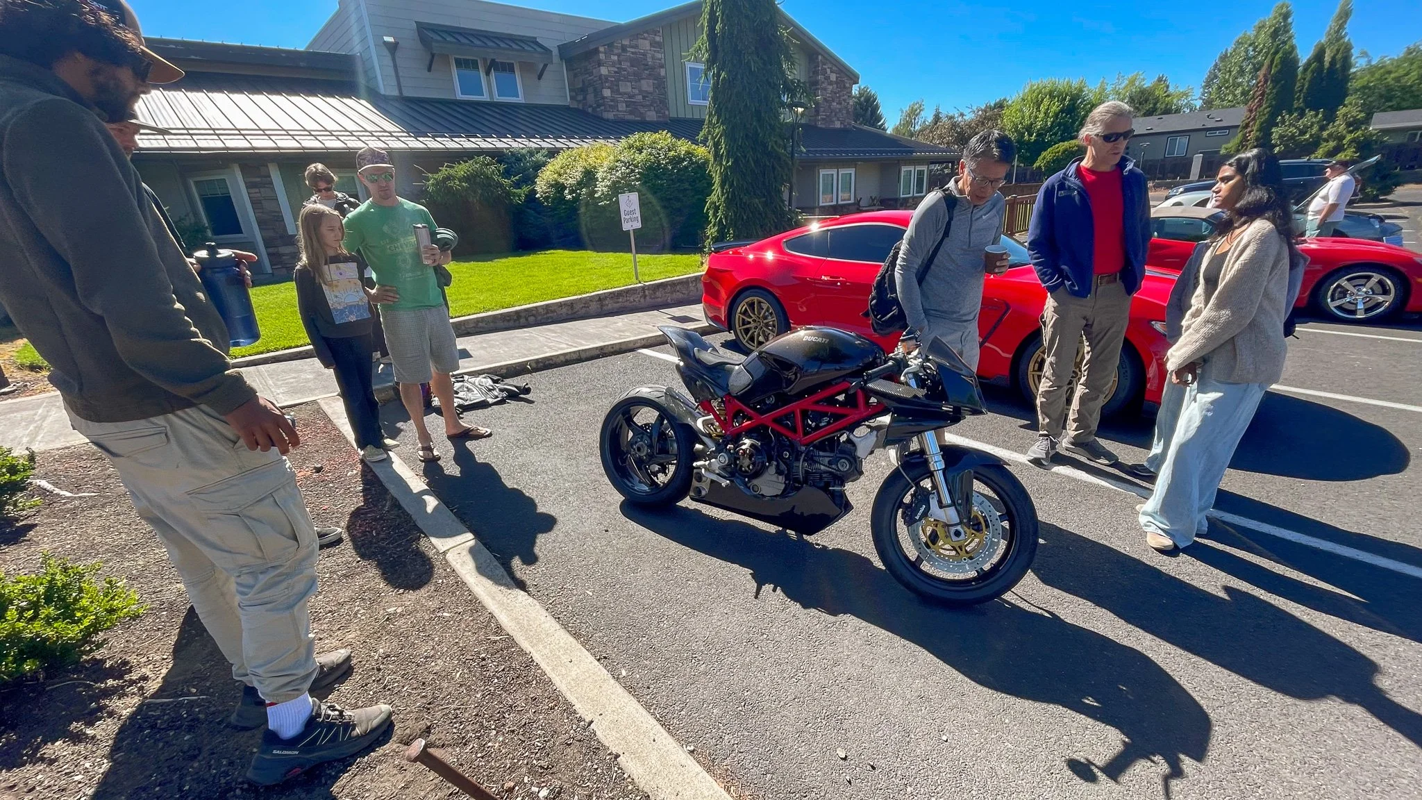 cool motorcycle at Bend Cars & Coffee on 27th St first Saturdays.jpg