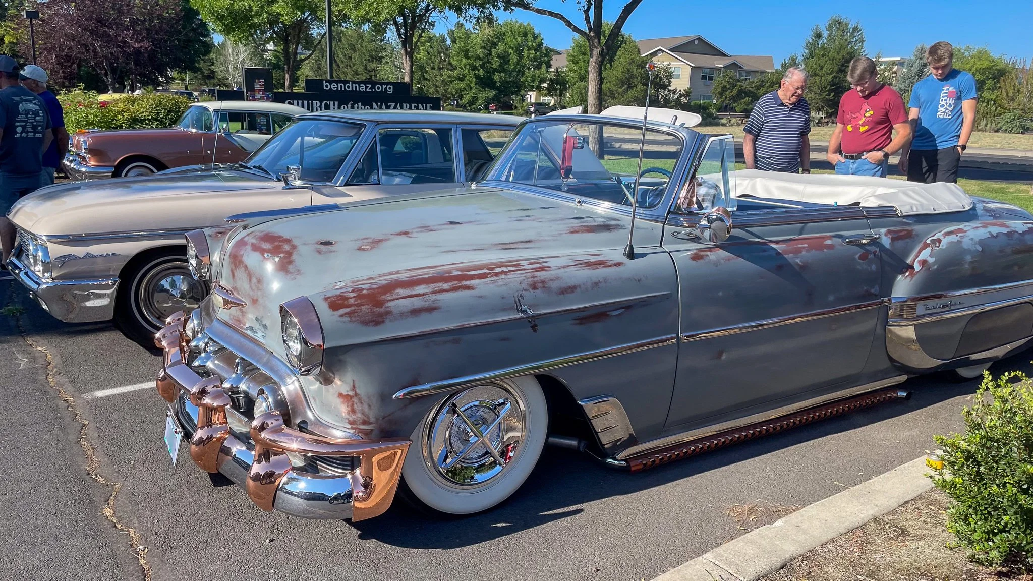 1949 Chevrolet Bel Air convertible with patina Bend Cars and Coffee oregon.jpg