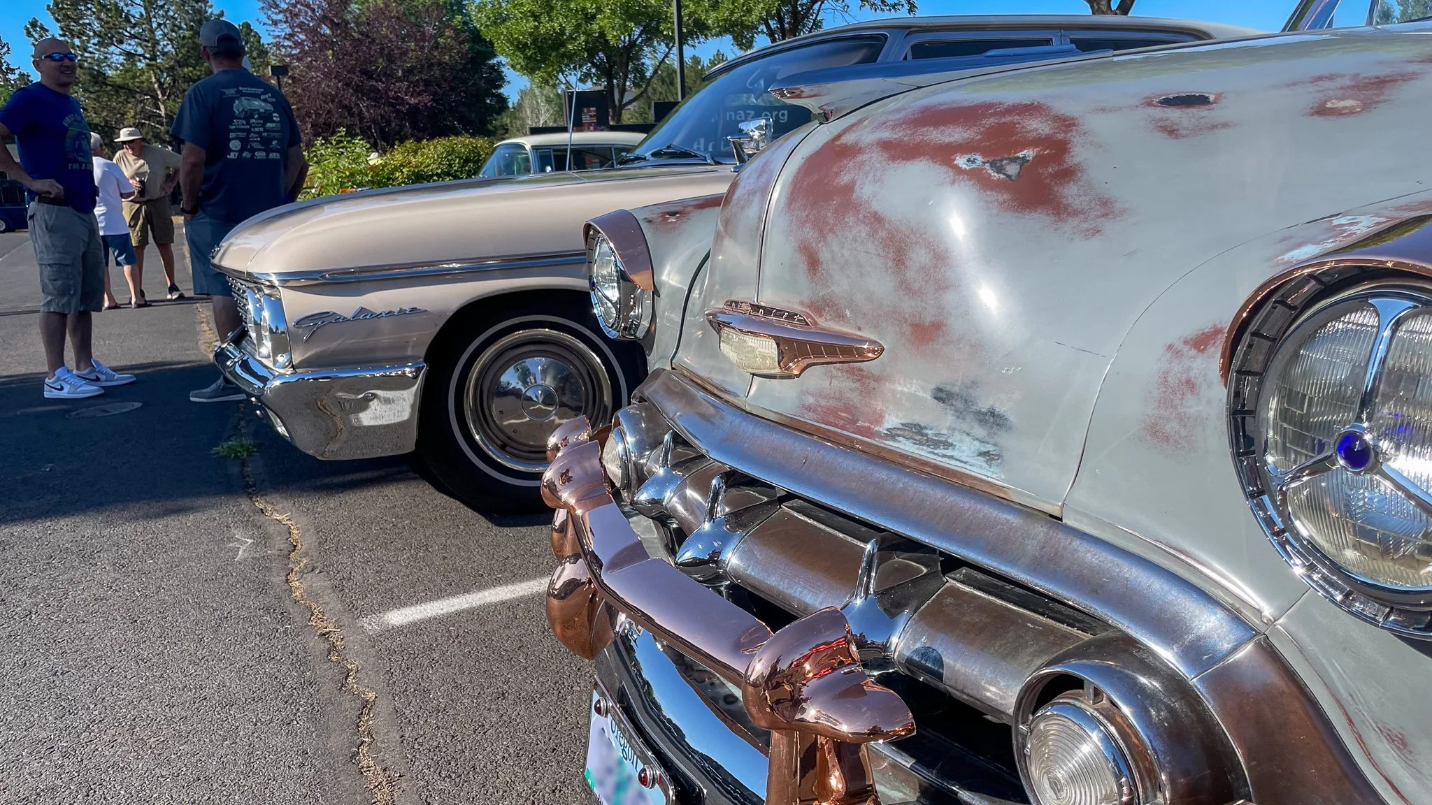 1949 Chevrolet Bel Air with copper chrome and patina Bend Cars and Coffee 1st Saturdays oregon.jpg