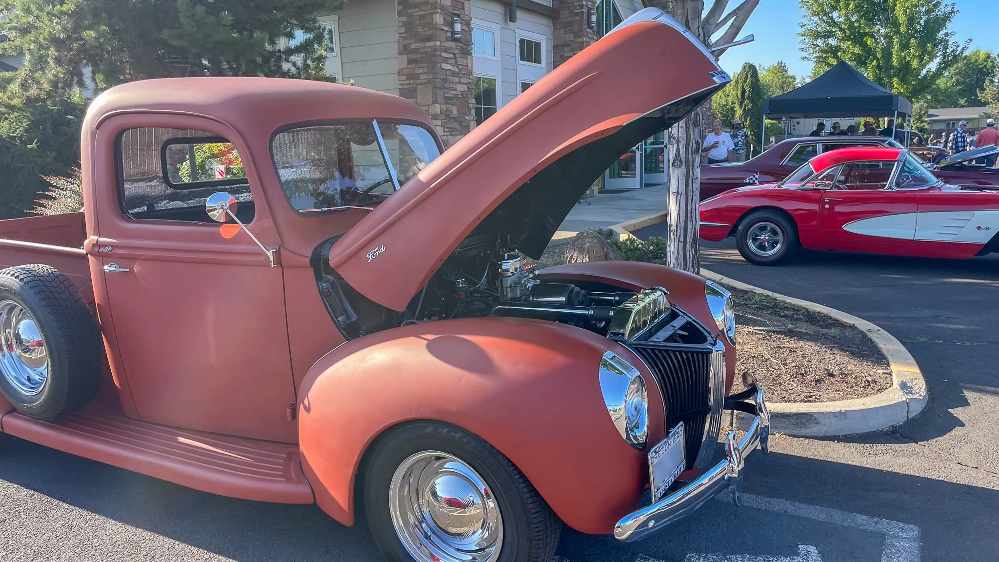 1950's Vintage Ford Truck rust color bend Oregon cars and coffee.jpg